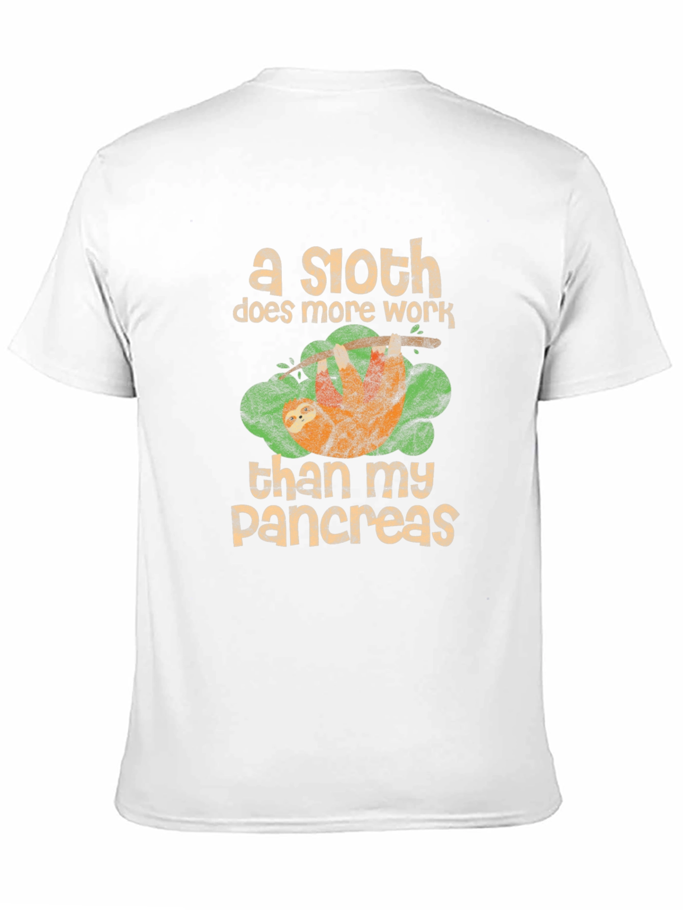 Sloth Pancreas Funny T-Shirt