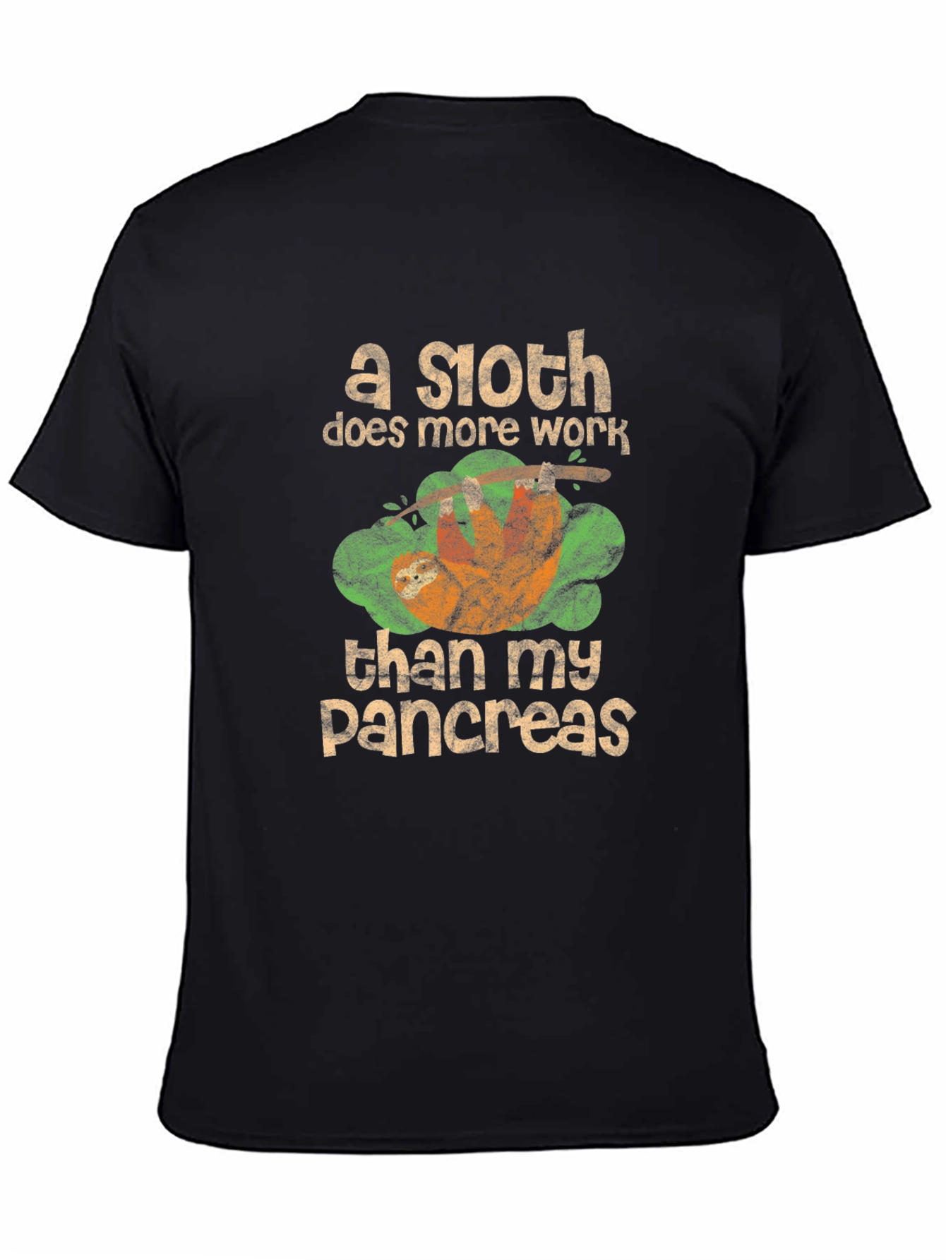 Sloth Pancreas Funny T-Shirt