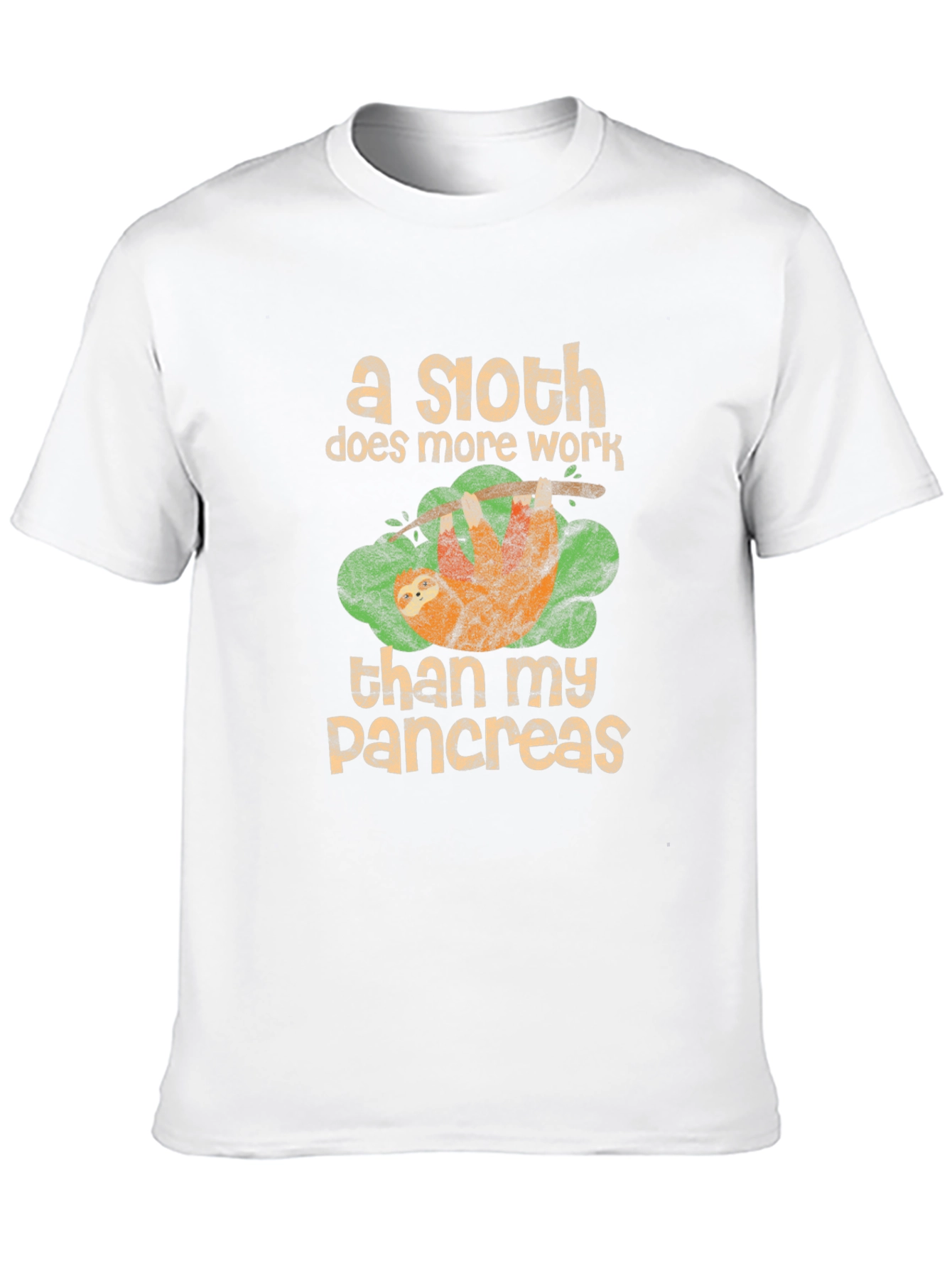 Sloth Pancreas Funny T-Shirt