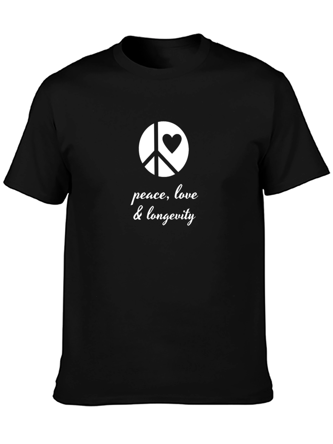 Peace Love Longevity Graphic T-Shirt