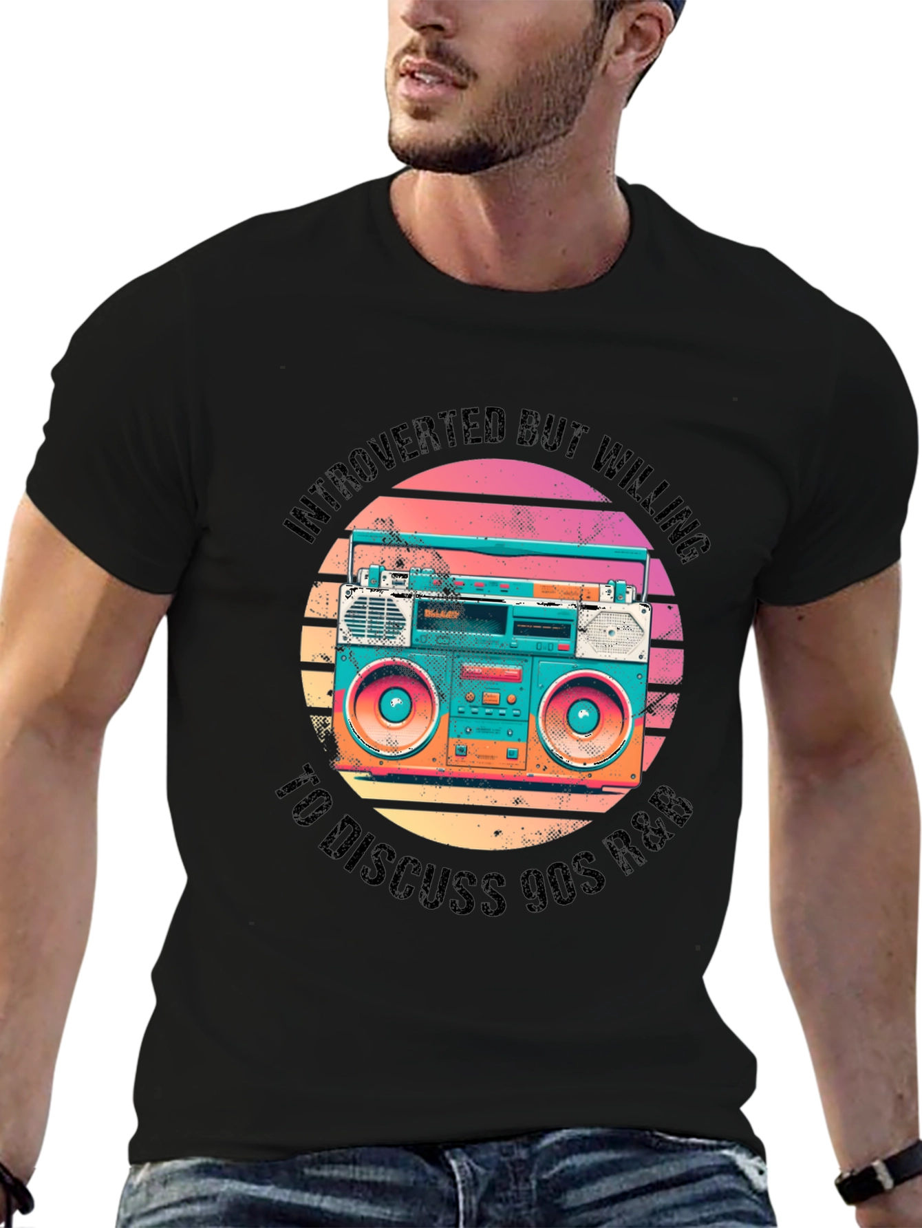 Introverted 90s R&B Music T-Shirt