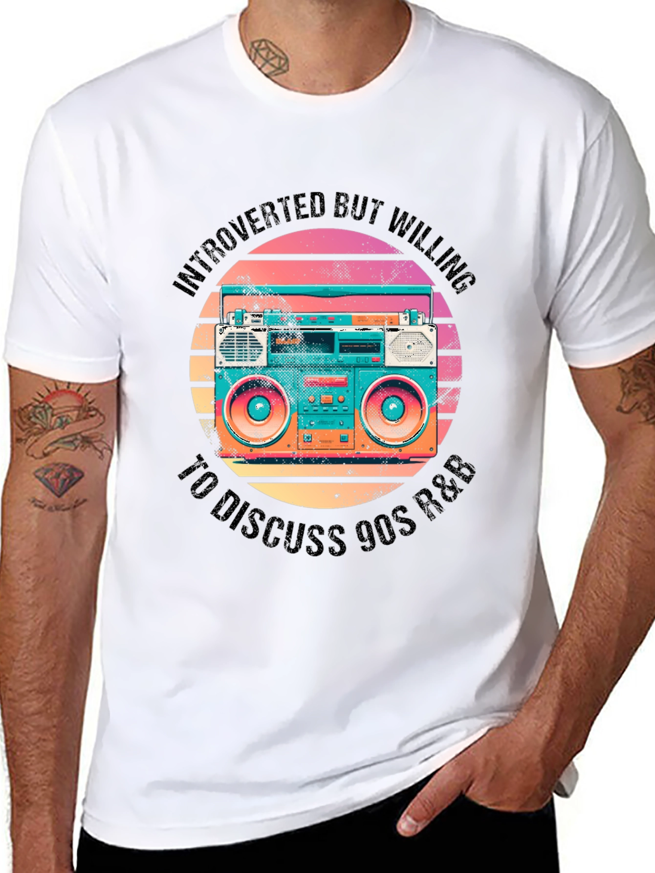 Introverted 90s R&B Music T-Shirt