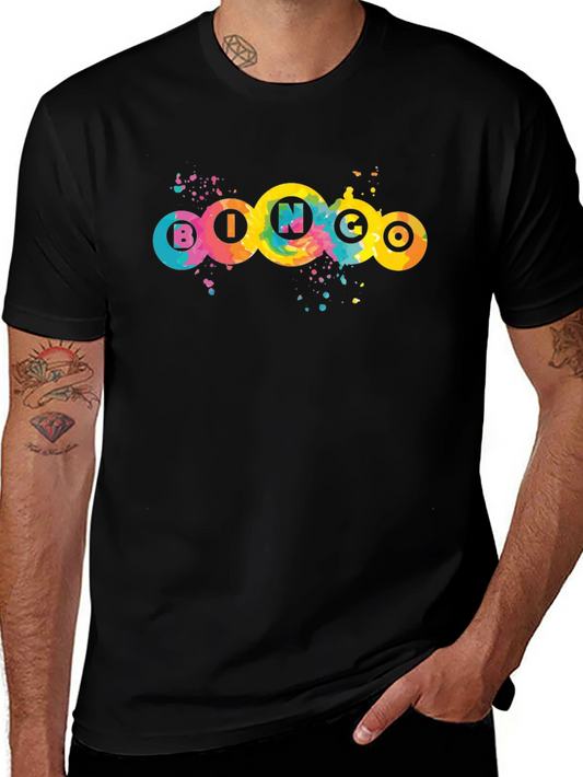 Colorful Bingo Graphic T-Shirt