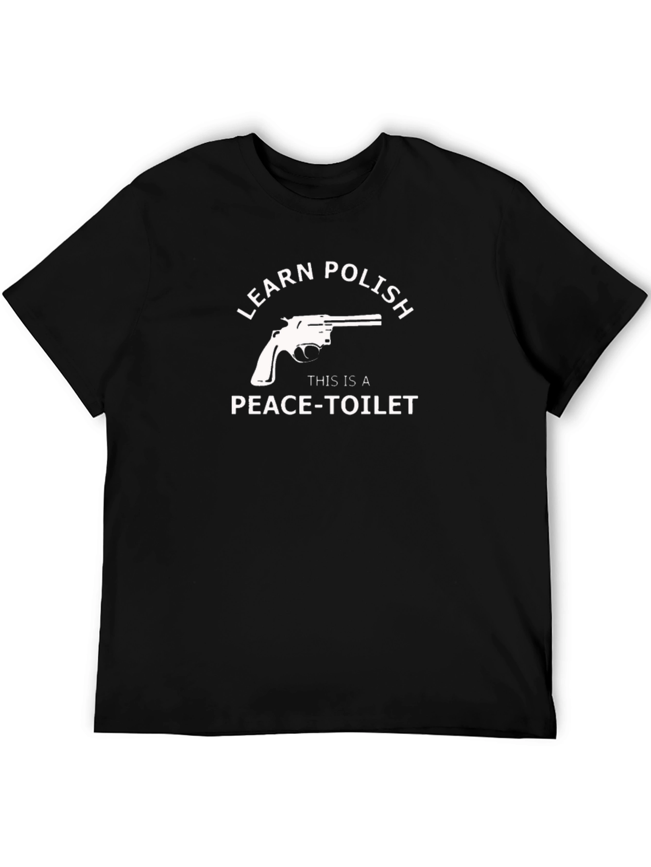 Learn Polish Peace-Toilet T-Shirt