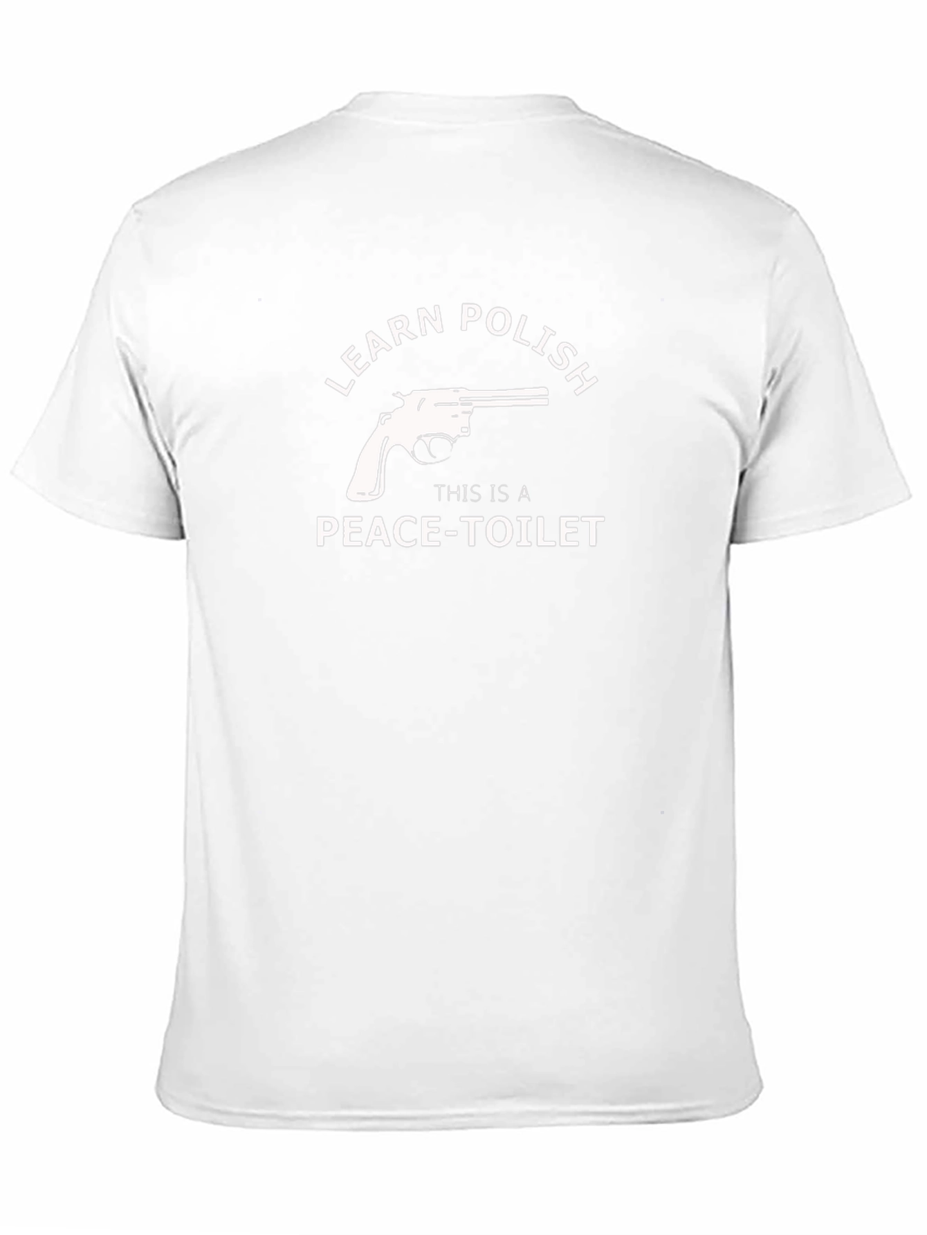 Learn Polish Peace-Toilet T-Shirt