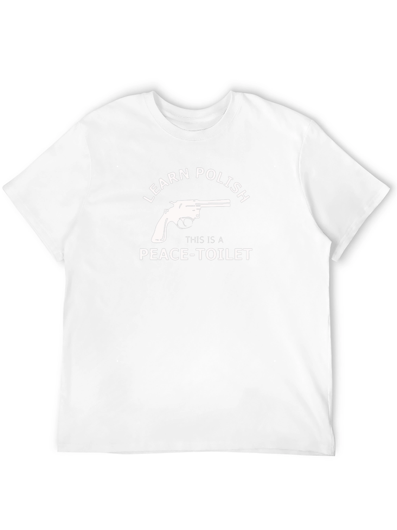 Learn Polish Peace-Toilet T-Shirt