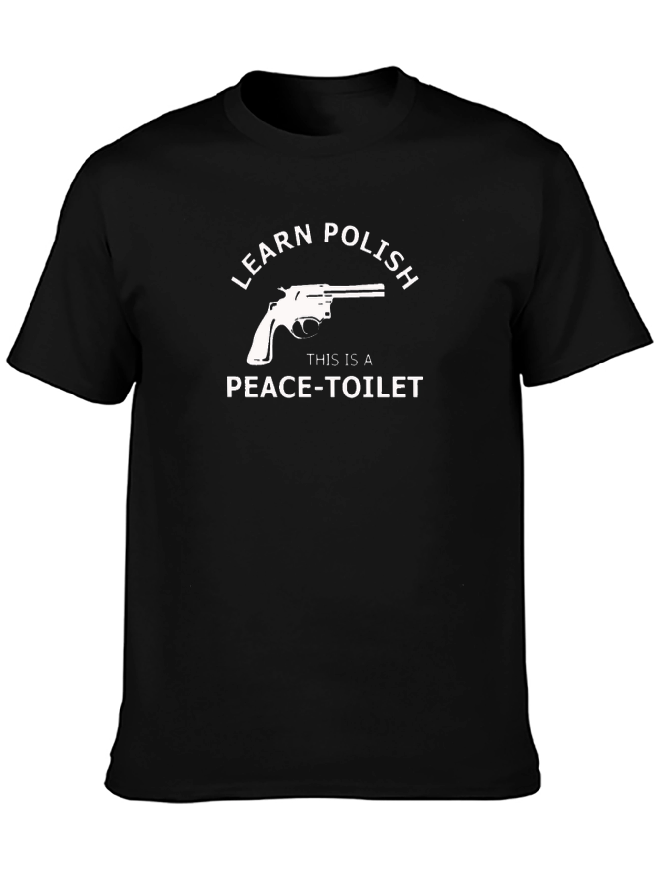 Learn Polish Peace-Toilet T-Shirt