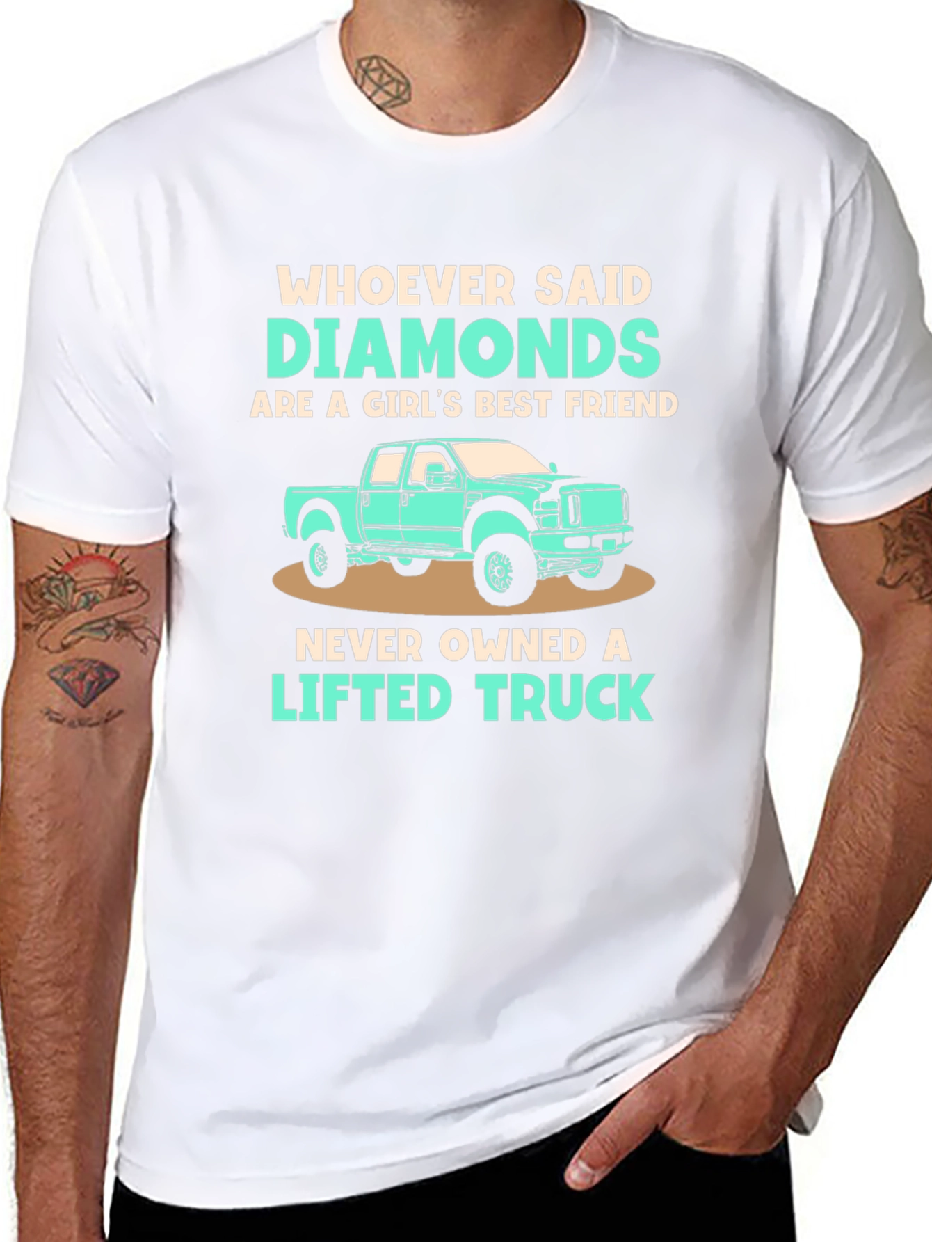 Lifted Truck Graphic Tee - Girls Best Friend Alternative
