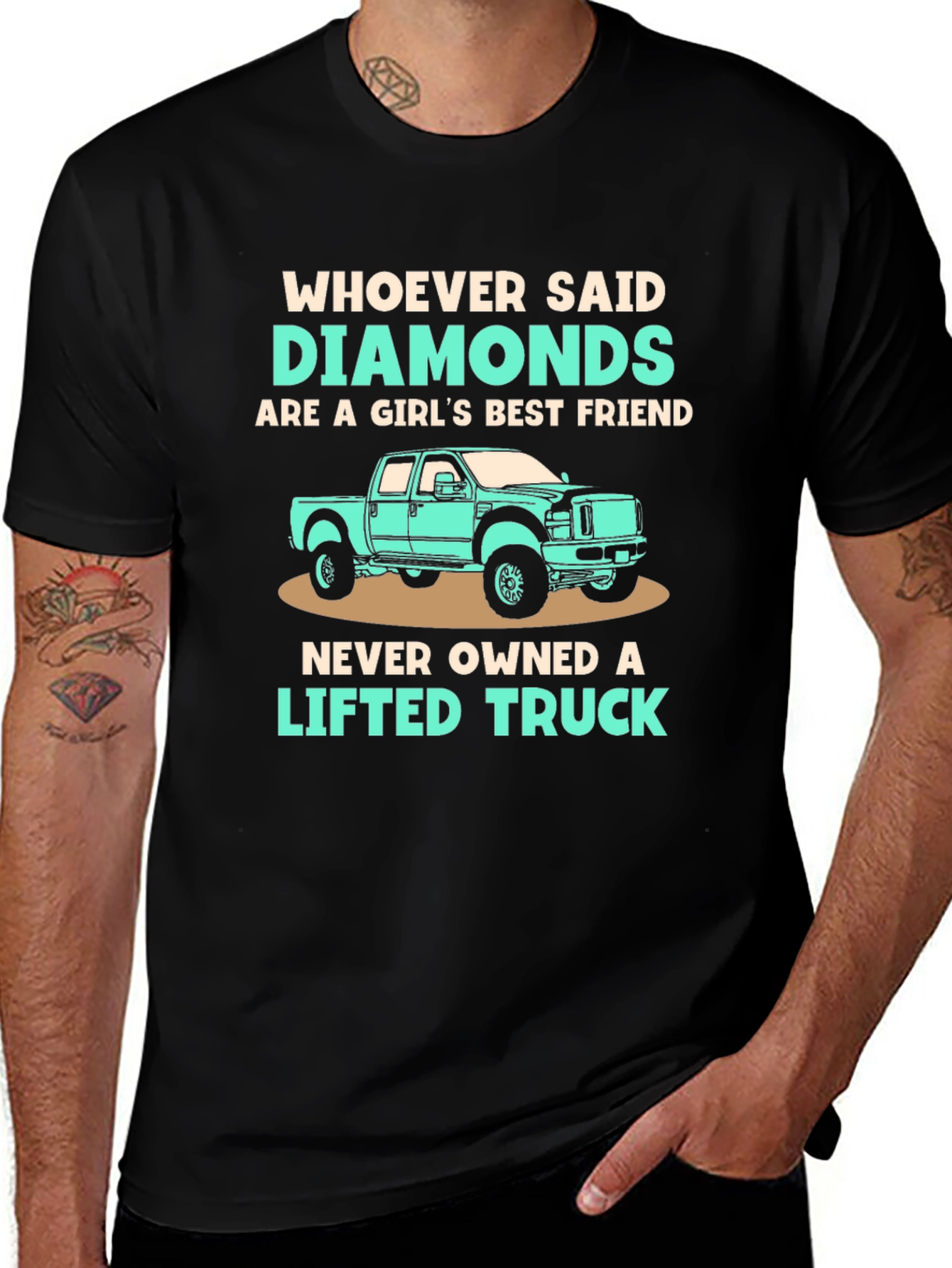 Lifted Truck Graphic Tee - Girls Best Friend Alternative