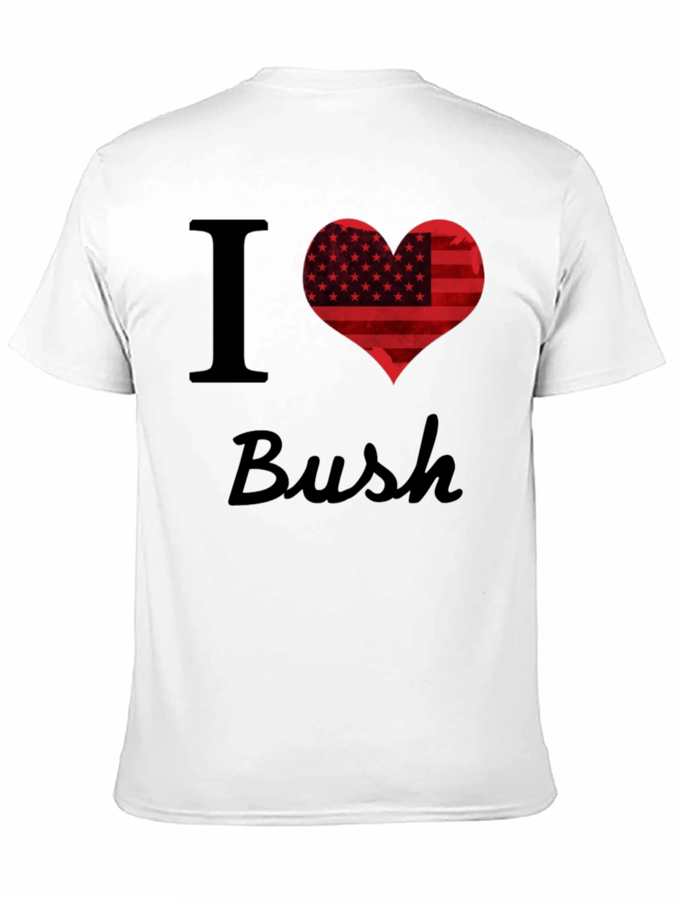 I Heart Bush T-Shirt - Patriotic Design