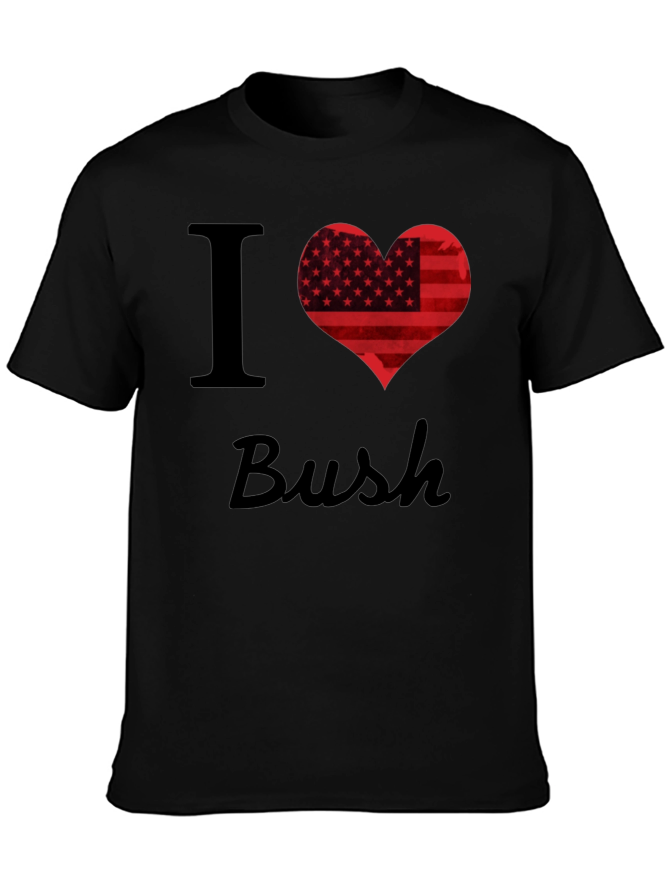 I Heart Bush T-Shirt - Patriotic Design