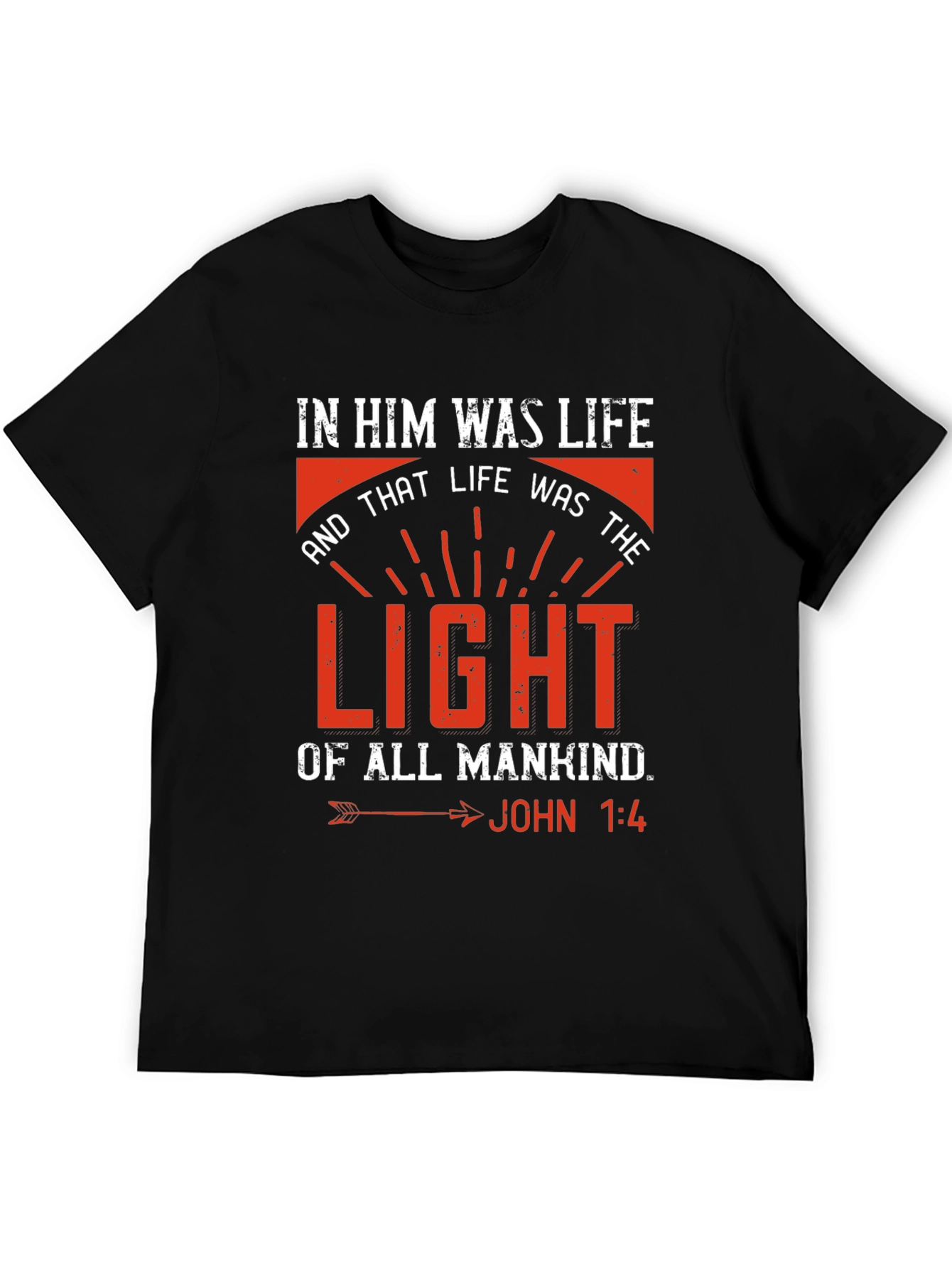 In Him Was Life Christian T-Shirt