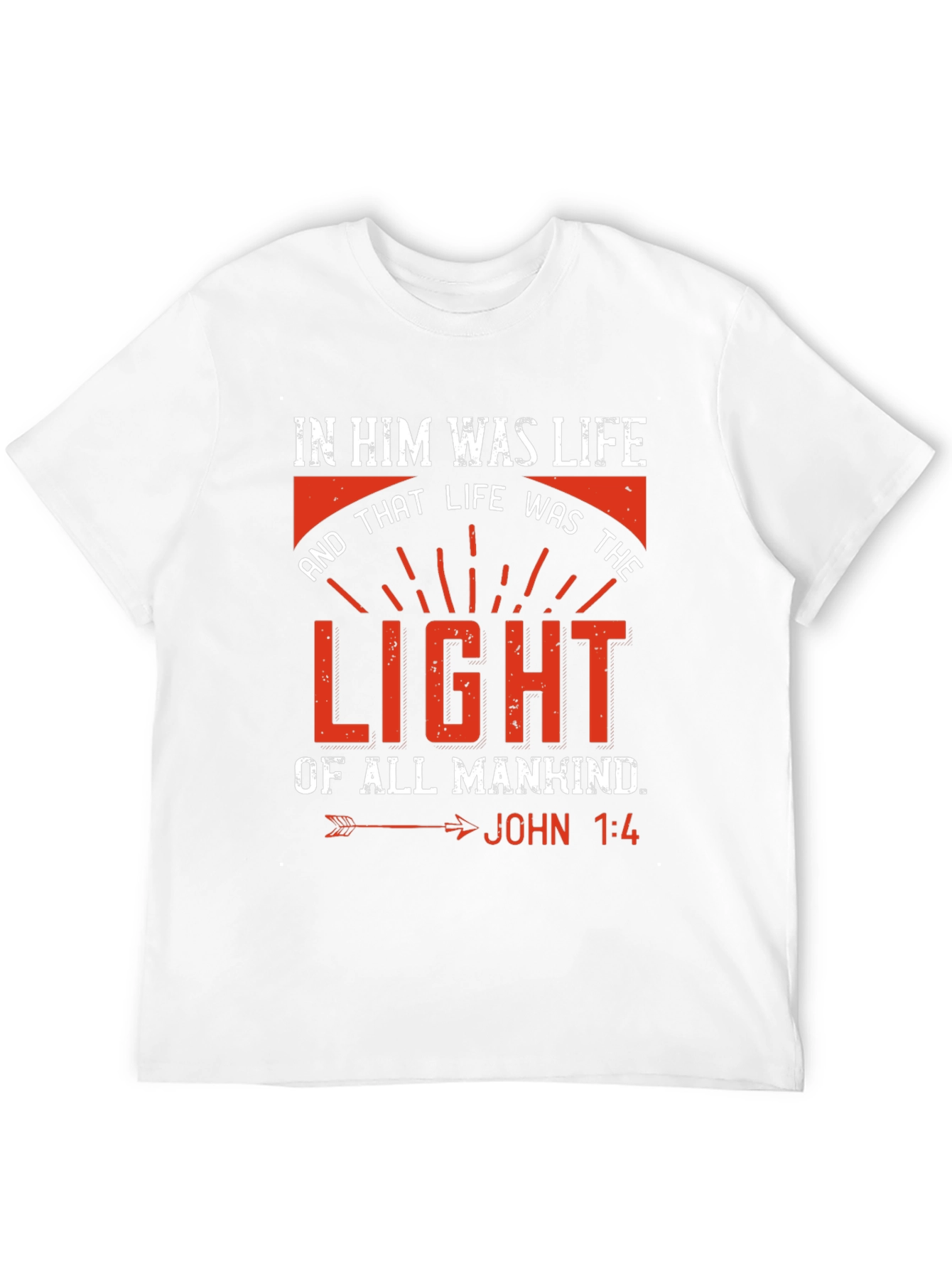 In Him Was Life Christian T-Shirt
