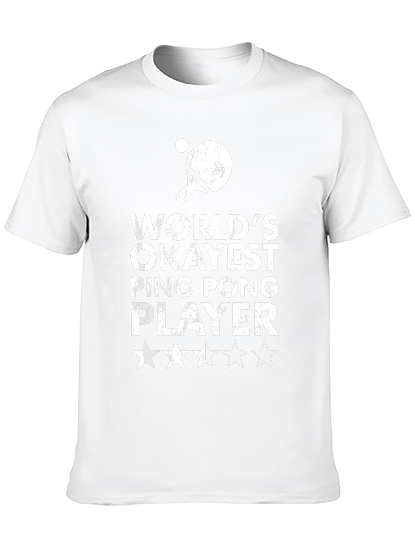 Worlds Okayest Ping Pong Player Graphic Tee