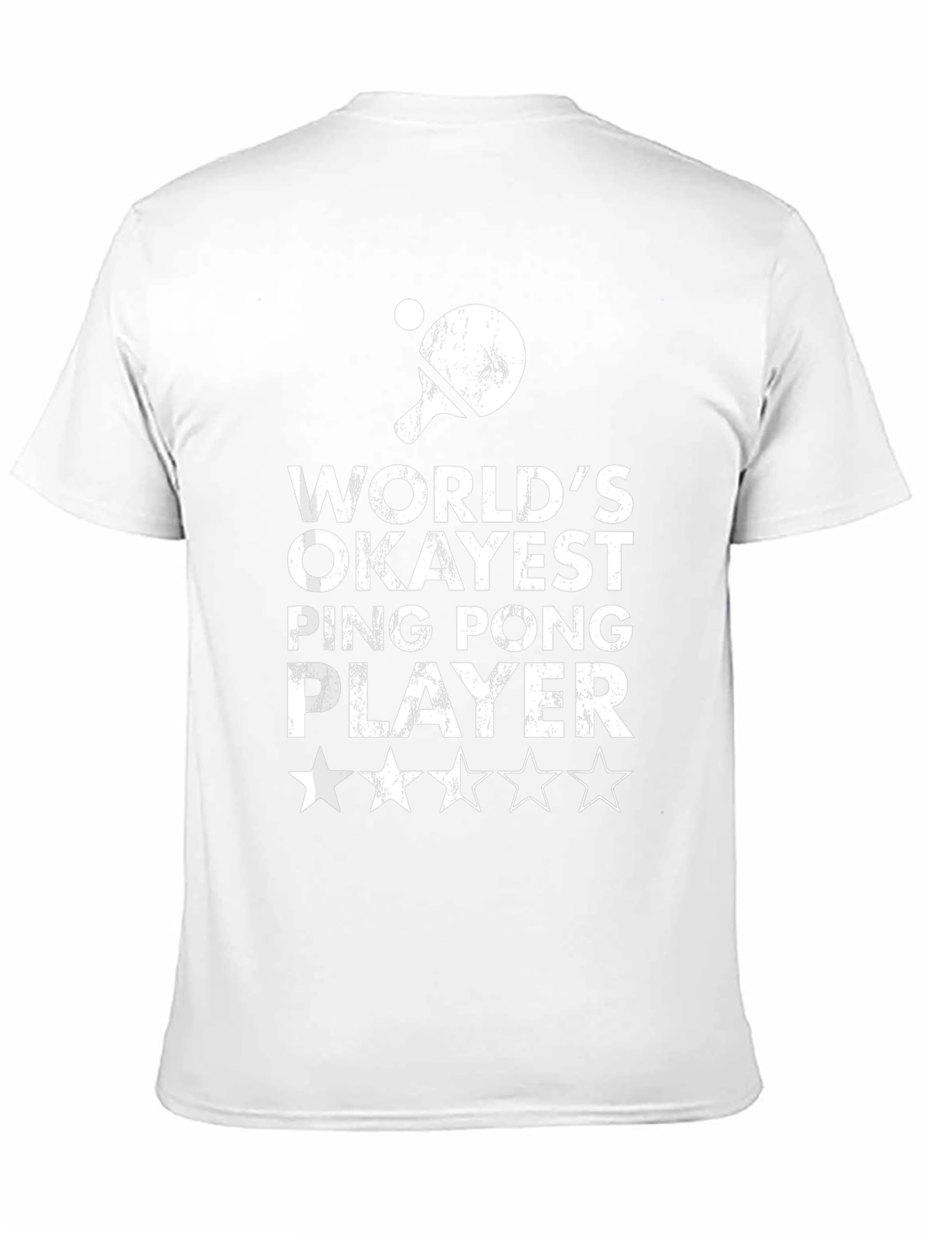 Worlds Okayest Ping Pong Player Graphic Tee