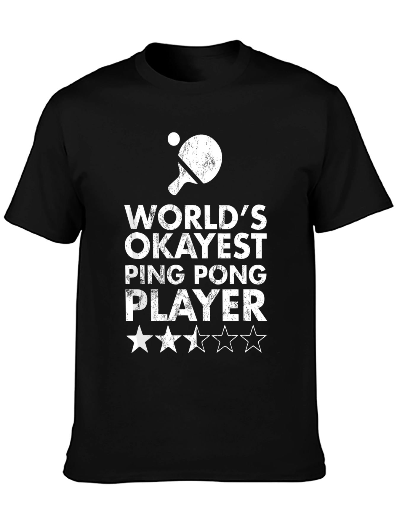 Worlds Okayest Ping Pong Player Graphic Tee