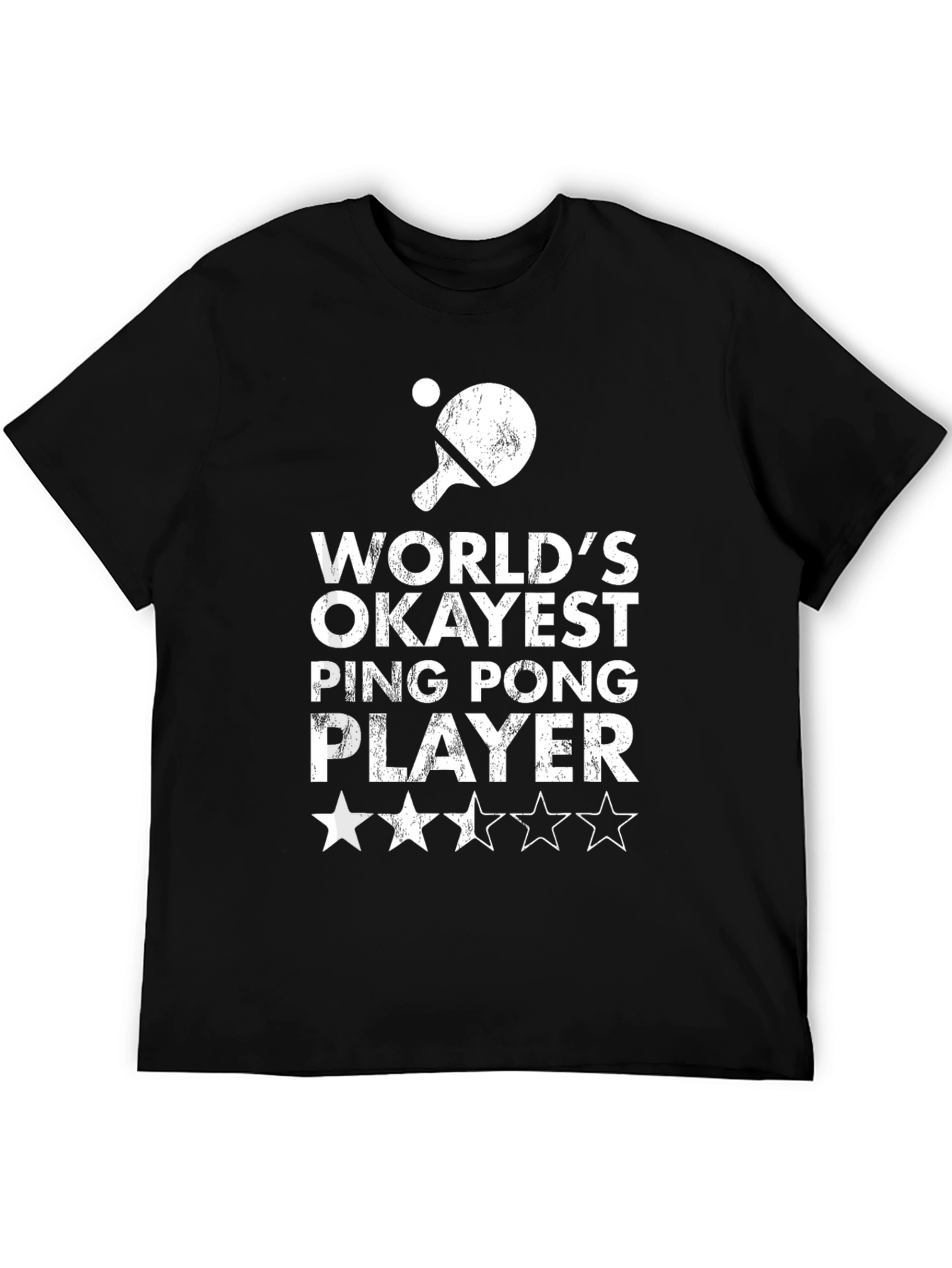 Worlds Okayest Ping Pong Player Graphic Tee