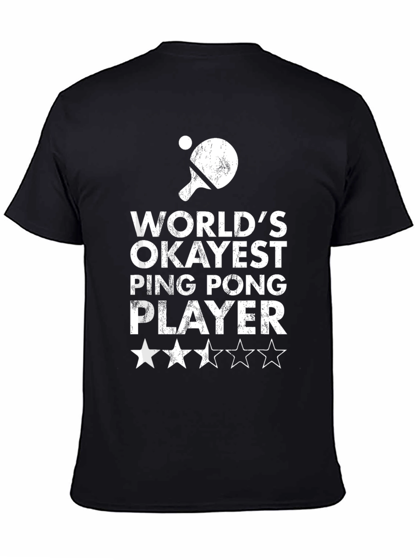 Worlds Okayest Ping Pong Player Graphic Tee