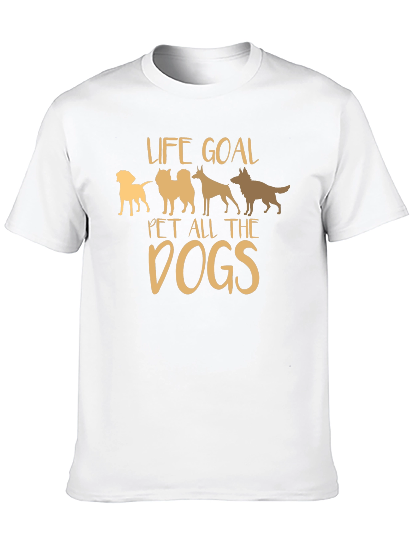 Life Goal Pet All the Dogs Graphic T-Shirt