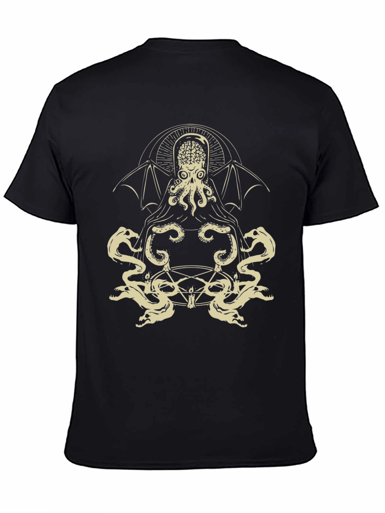 Cthulhu Graphic T-Shirt - Occult Tentacle Tee