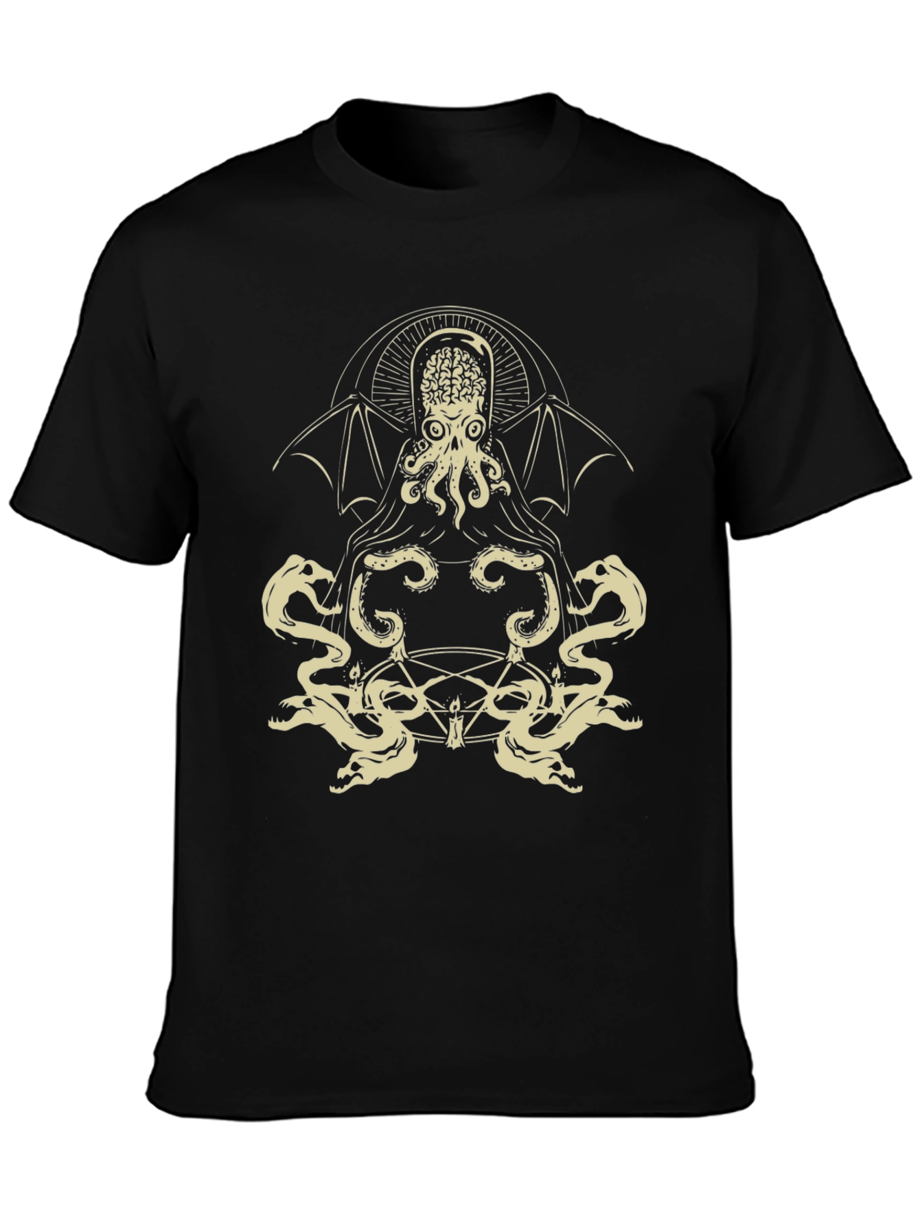 Cthulhu Graphic T-Shirt - Occult Tentacle Tee