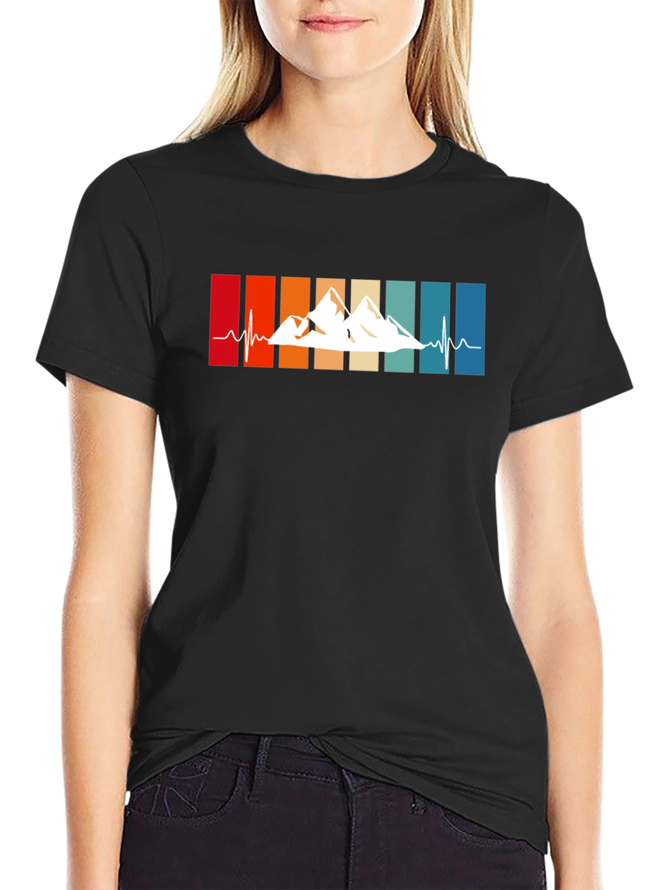 Mountain Heartbeat Tee - Adventure Awaits!