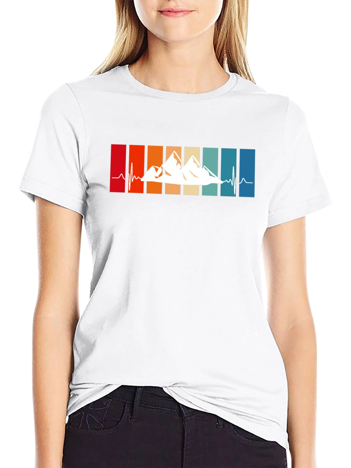 Mountain Heartbeat Tee - Adventure Awaits!