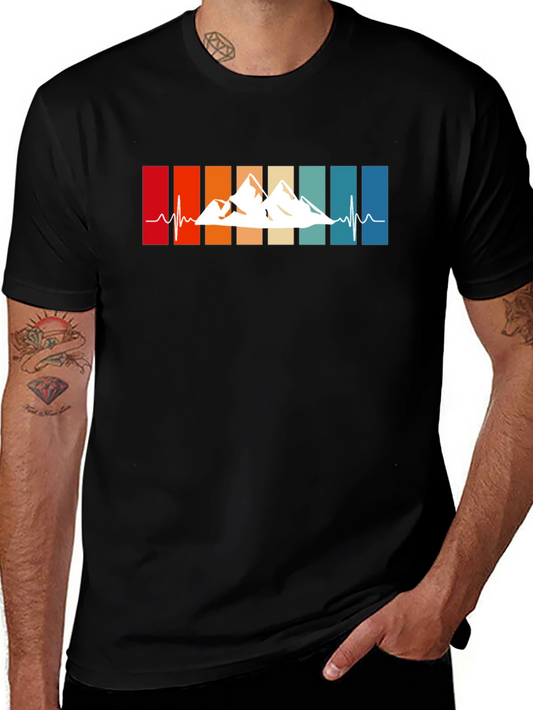 Mountain Heartbeat Tee - Adventure Awaits!