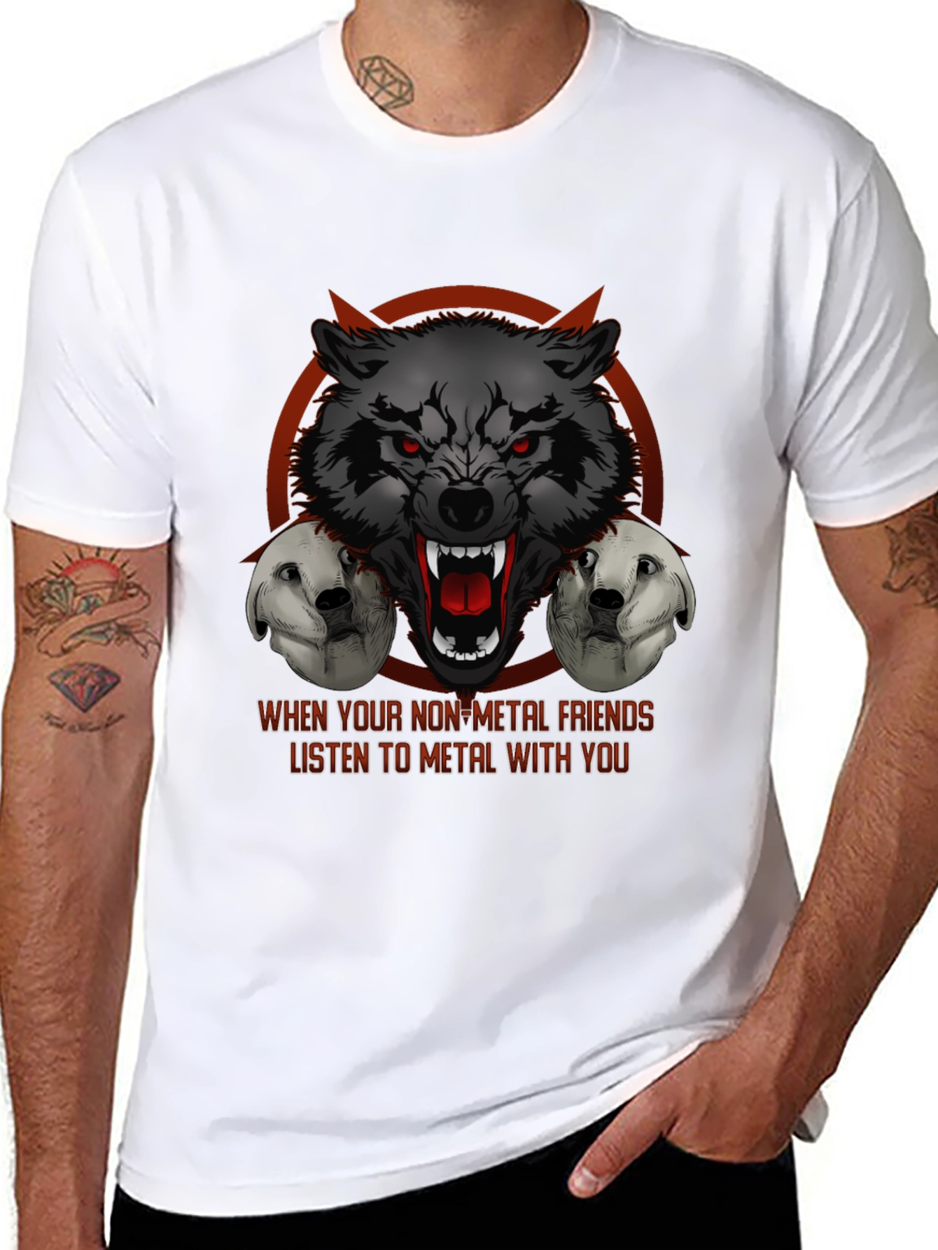 Metal Friends Graphic T-Shirt