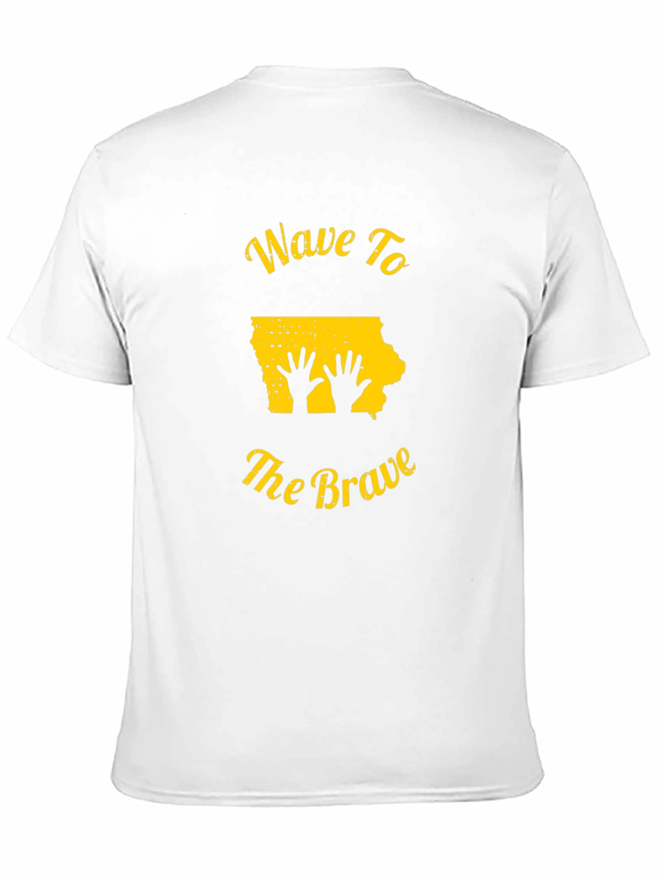 Wave To The Brave Iowa T-Shirt