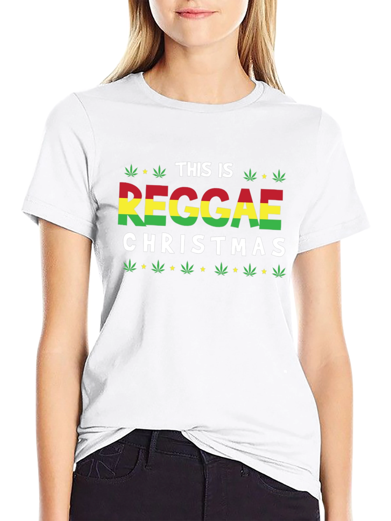 Reggae Christmas Graphic T-Shirt
