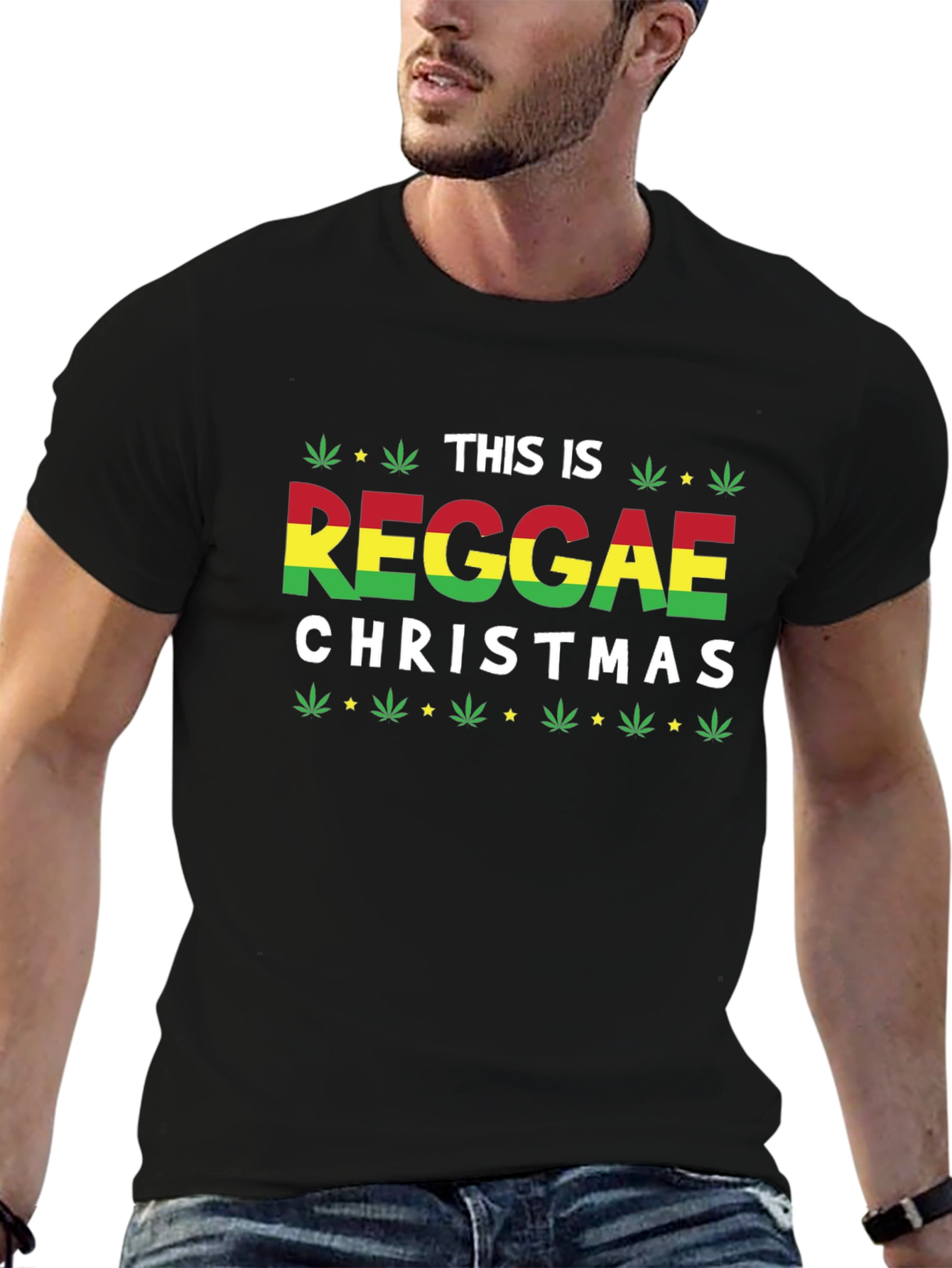 Reggae Christmas Graphic T-Shirt