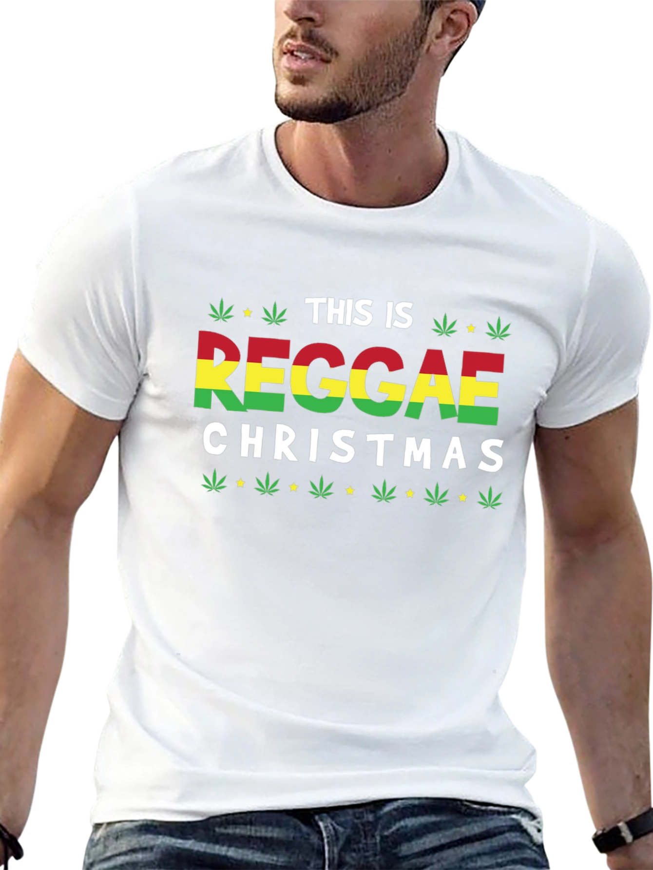 Reggae Christmas Graphic T-Shirt