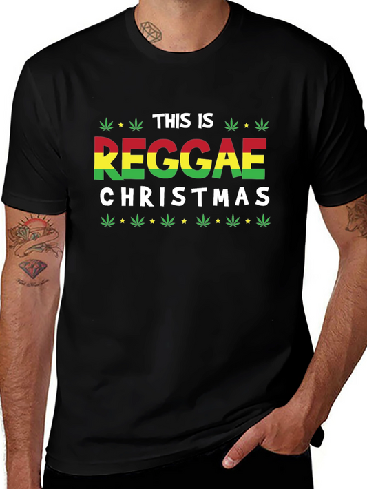 Reggae Christmas Graphic T-Shirt