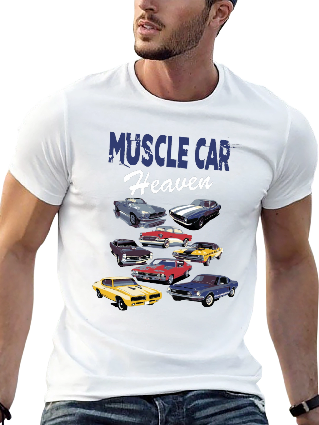 Muscle Car Heaven Graphic Tee
