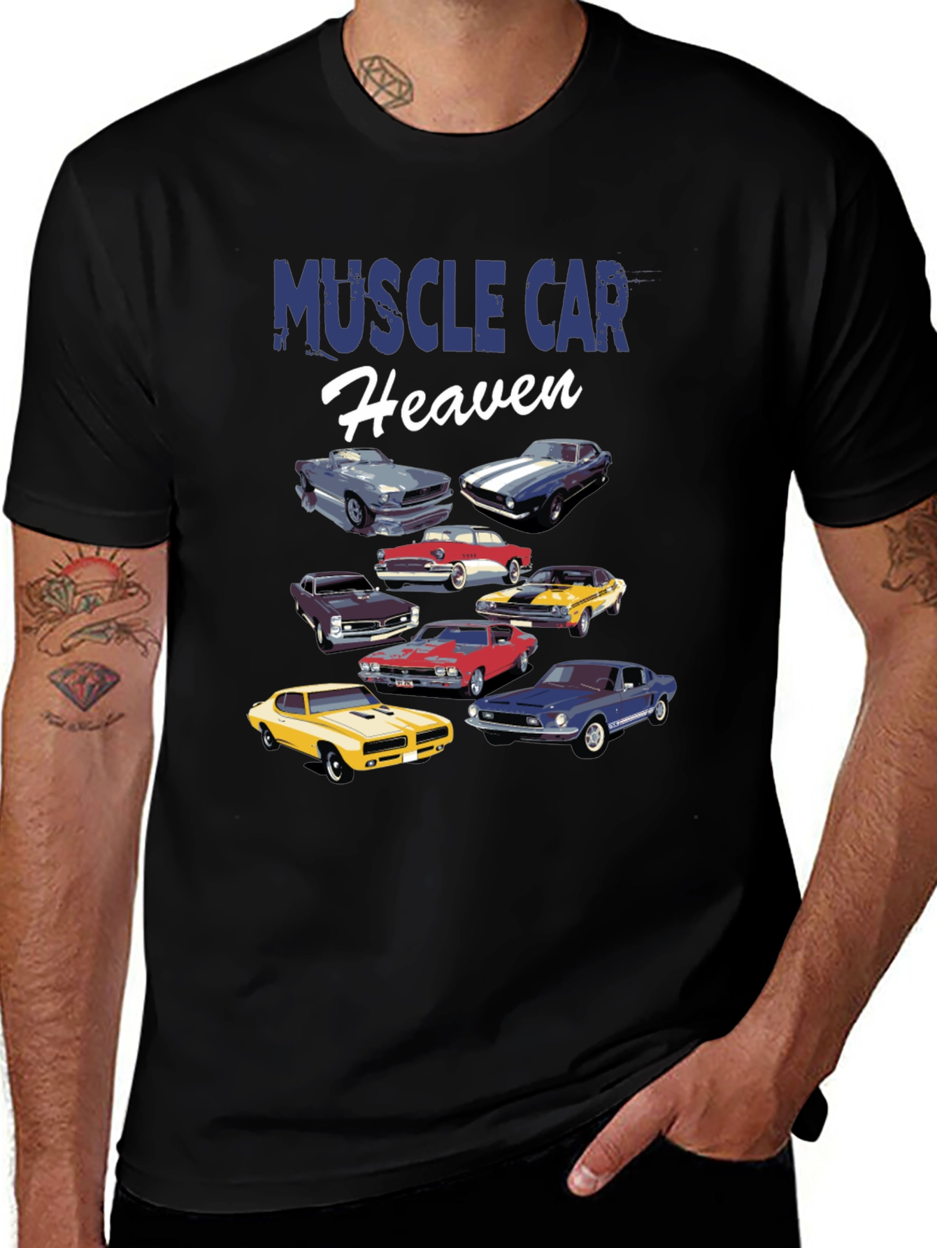 Muscle Car Heaven Graphic Tee