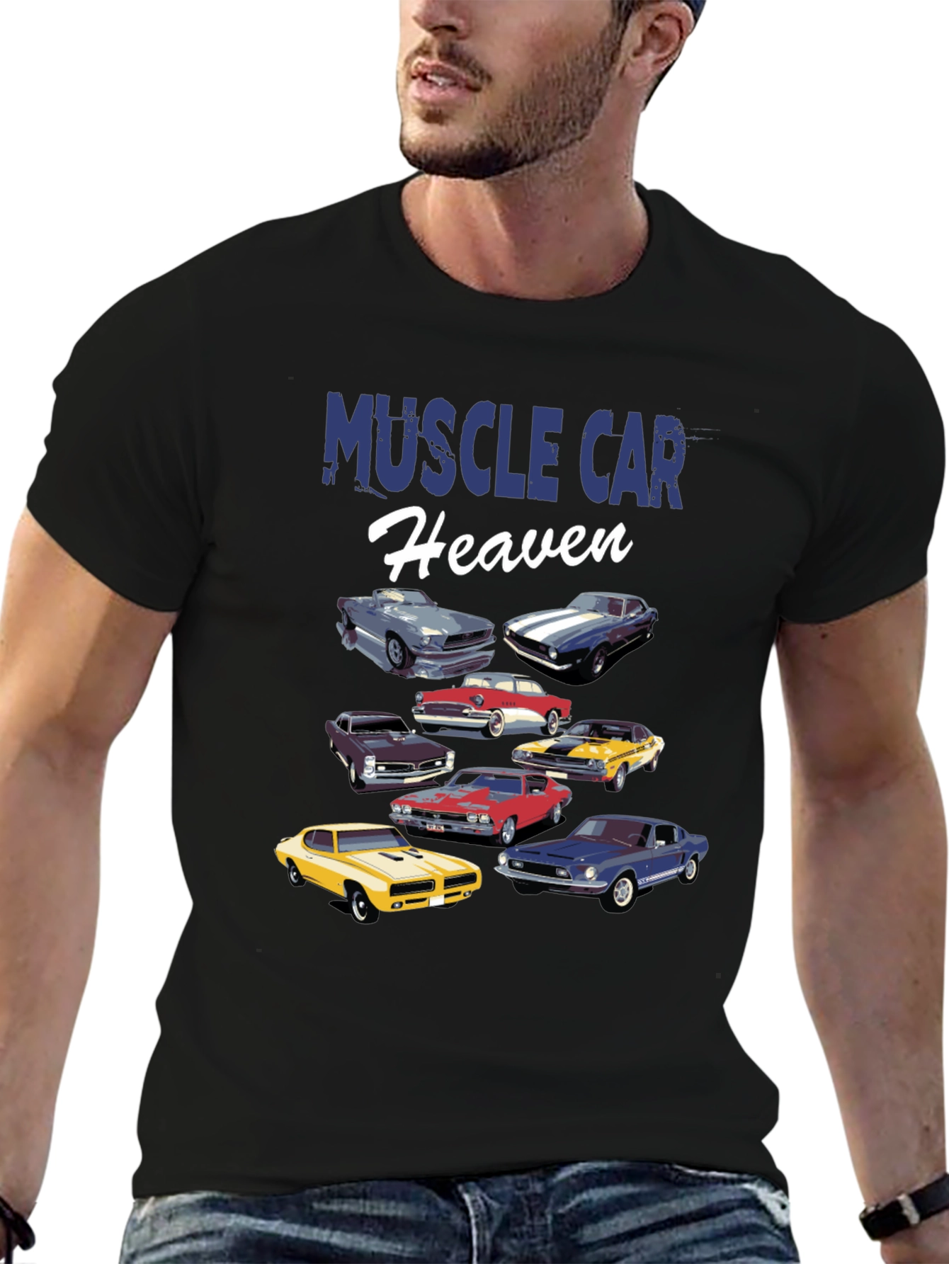 Muscle Car Heaven Graphic Tee