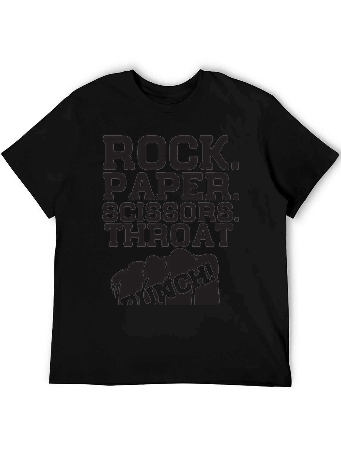 Rock Paper Scissors Throat Punch T-Shirt