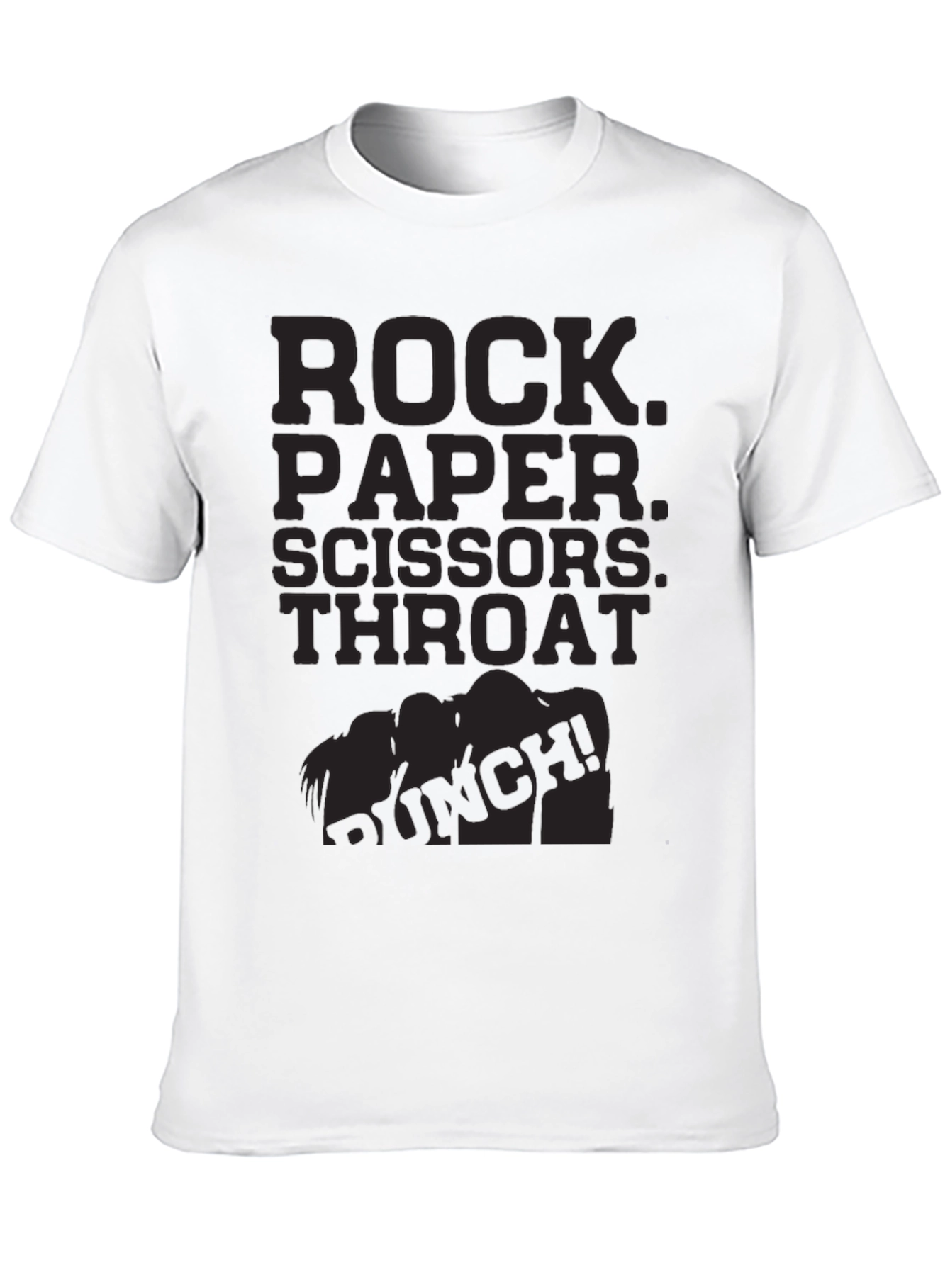 Rock Paper Scissors Throat Punch T-Shirt