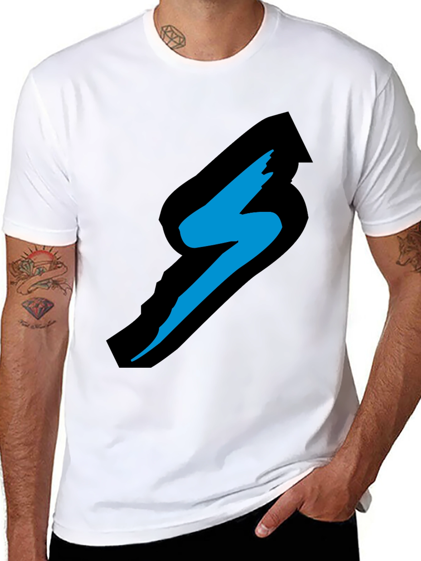 Abstract Graphic Tee - Modern Style