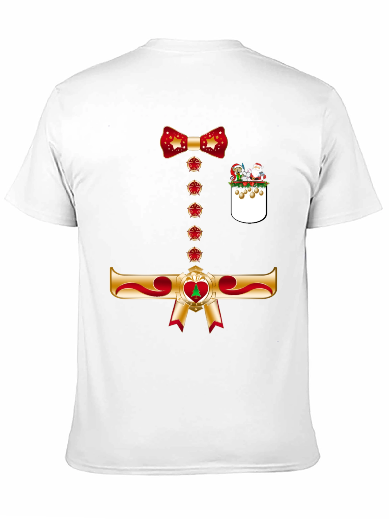 Festive Bowtie Christmas T-Shirt