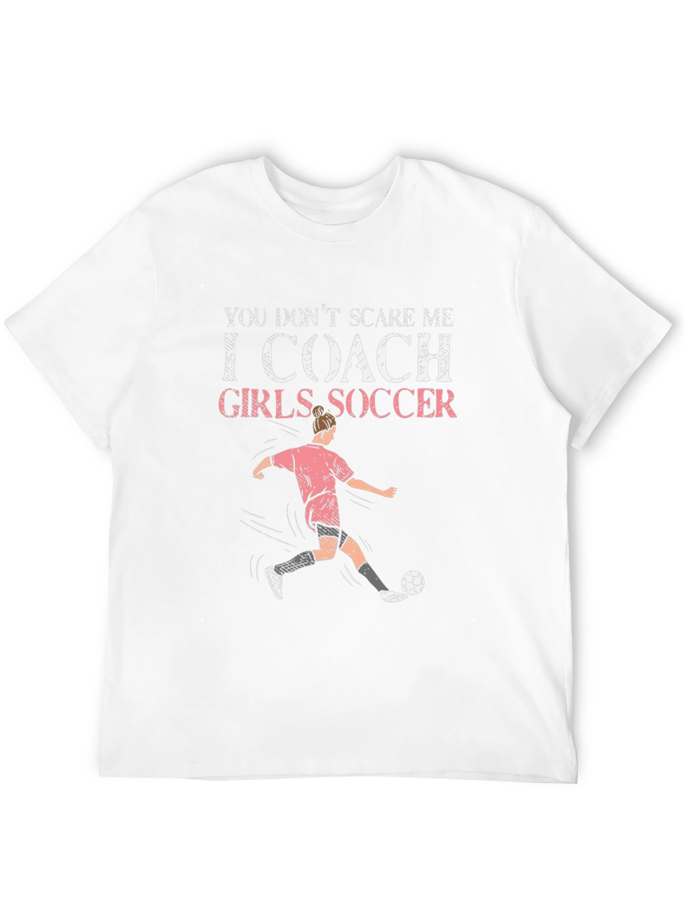 I Coach Girls Soccer Graphic T-Shirt