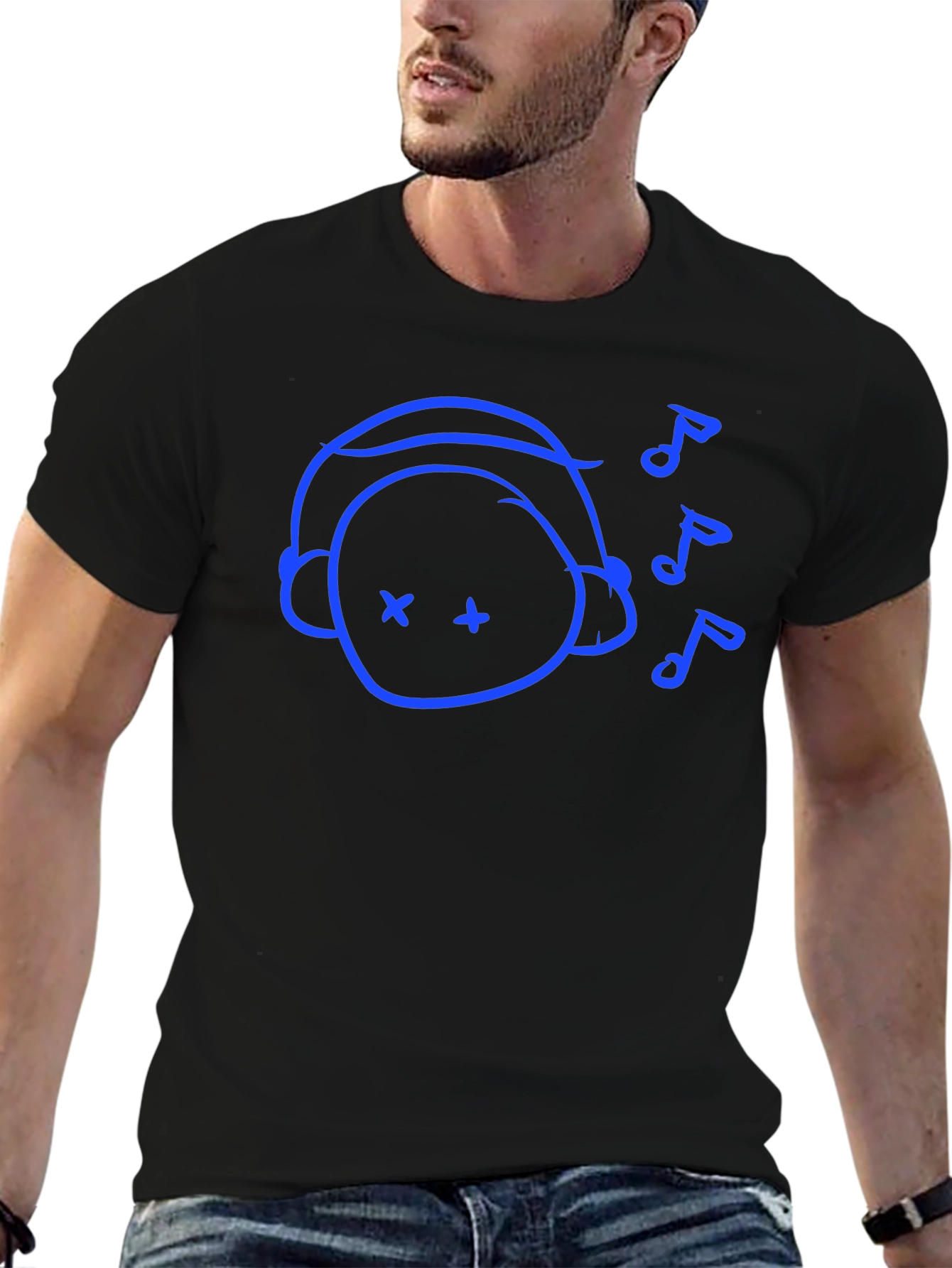 Cool Music Lover Tee - Black