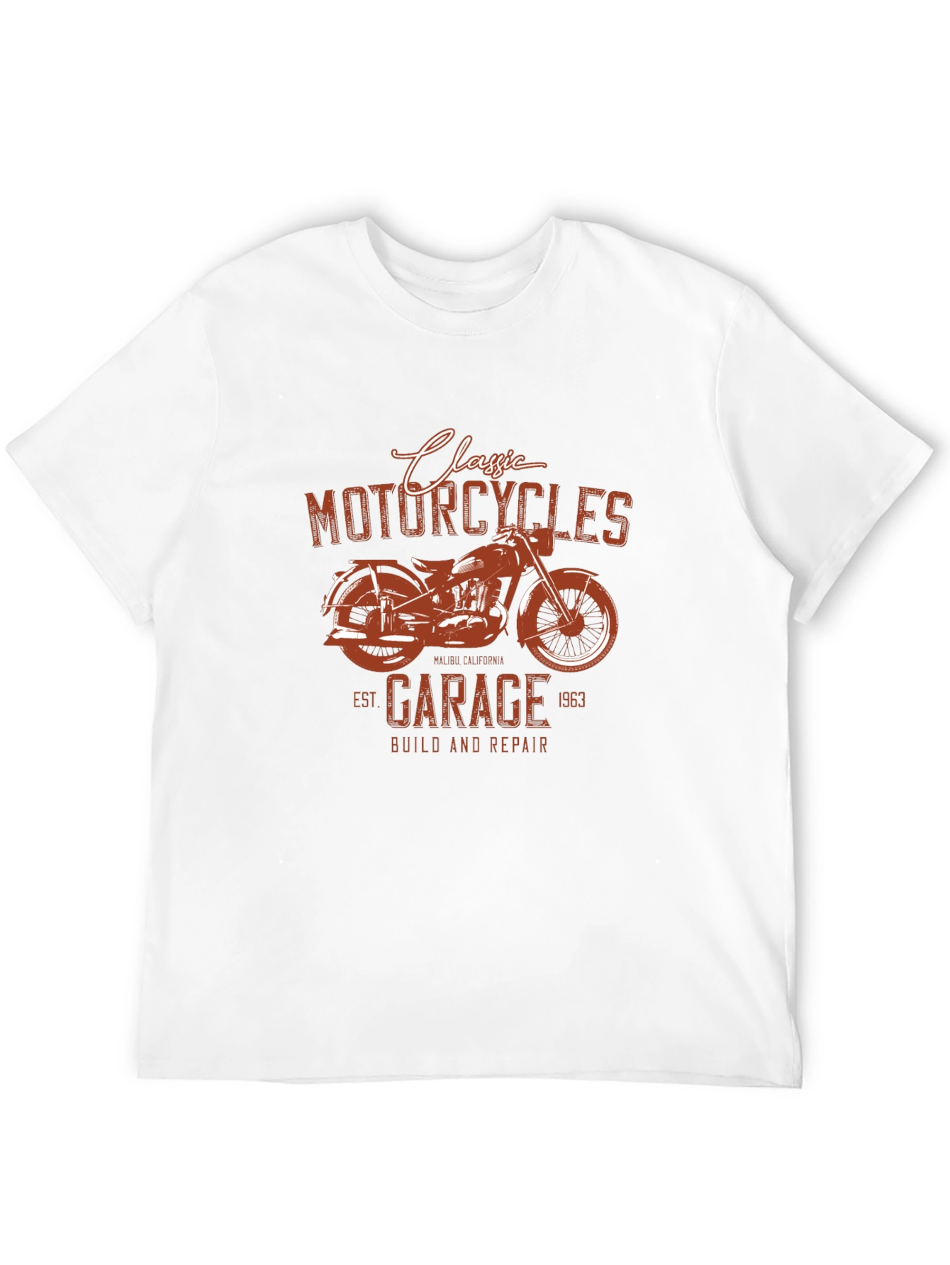 Classic Motorcycle Garage T-Shirt