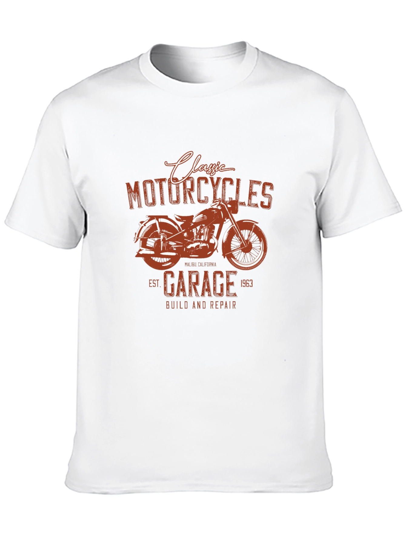 Classic Motorcycle Garage T-Shirt