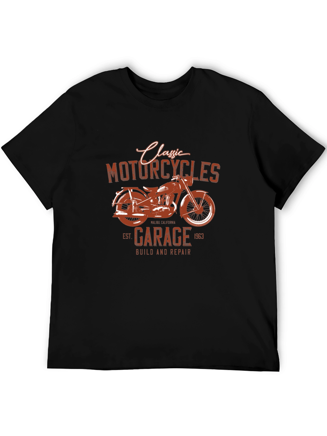 Classic Motorcycle Garage T-Shirt