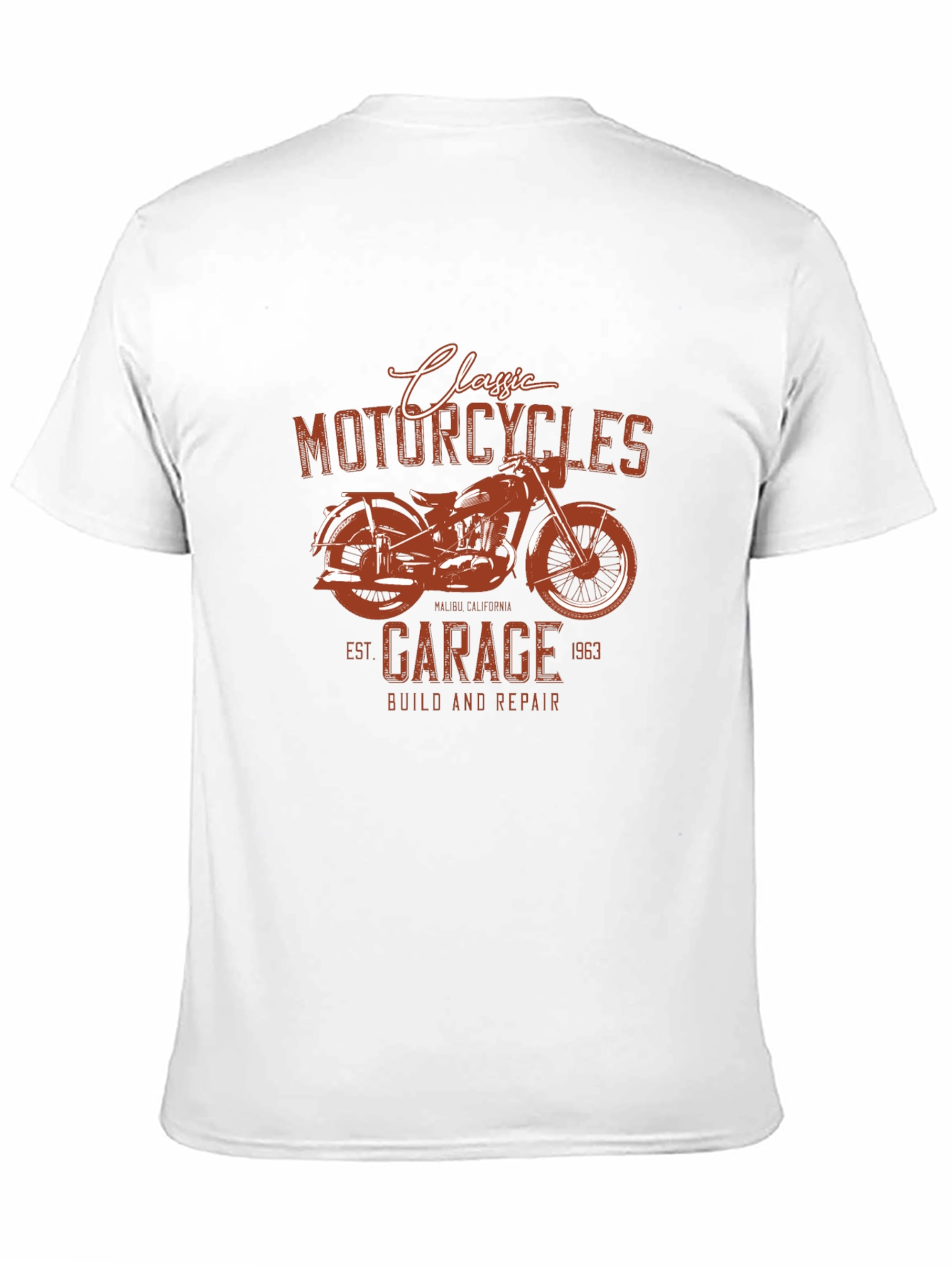 Classic Motorcycle Garage T-Shirt