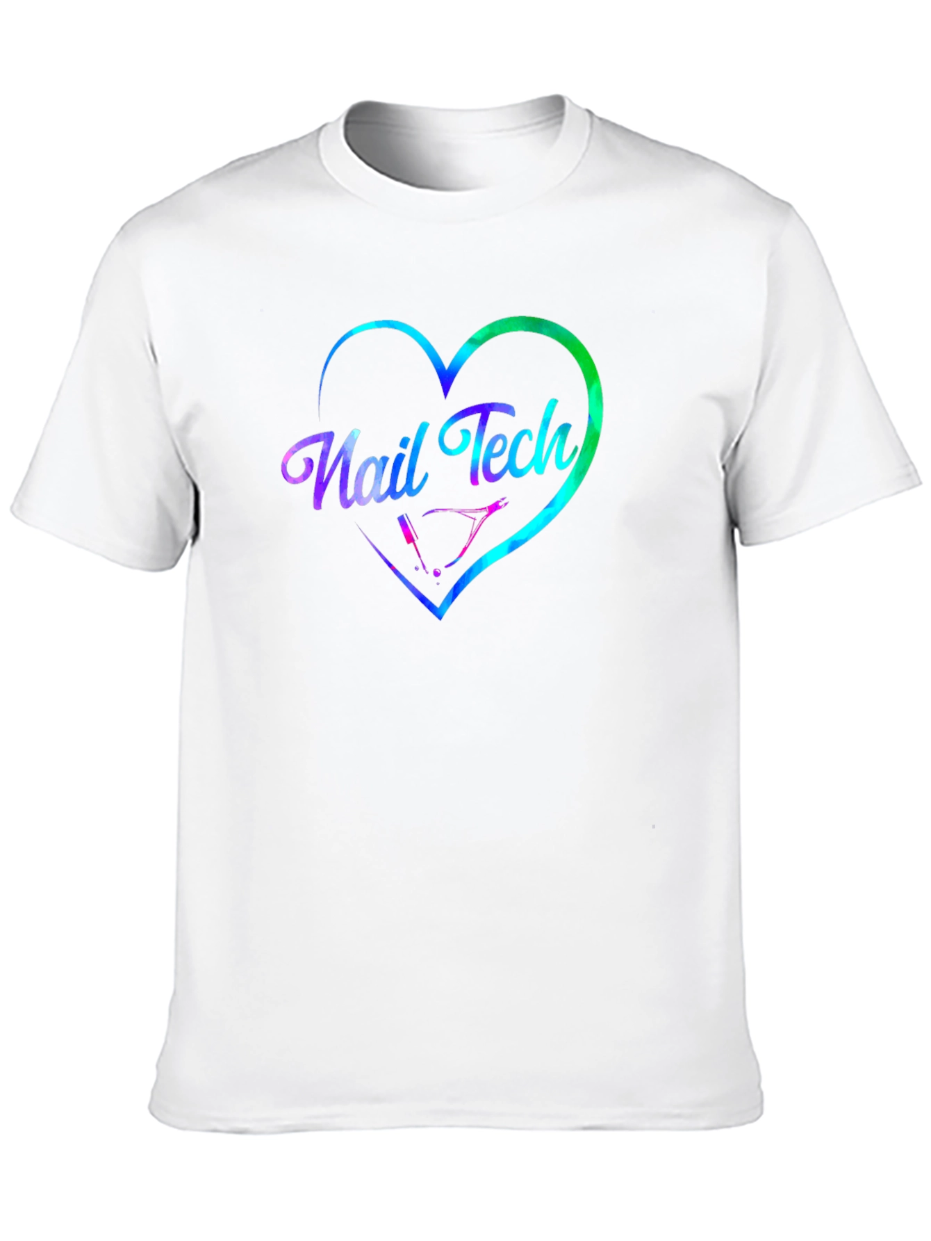 Nail Tech Heart Graphic Tee