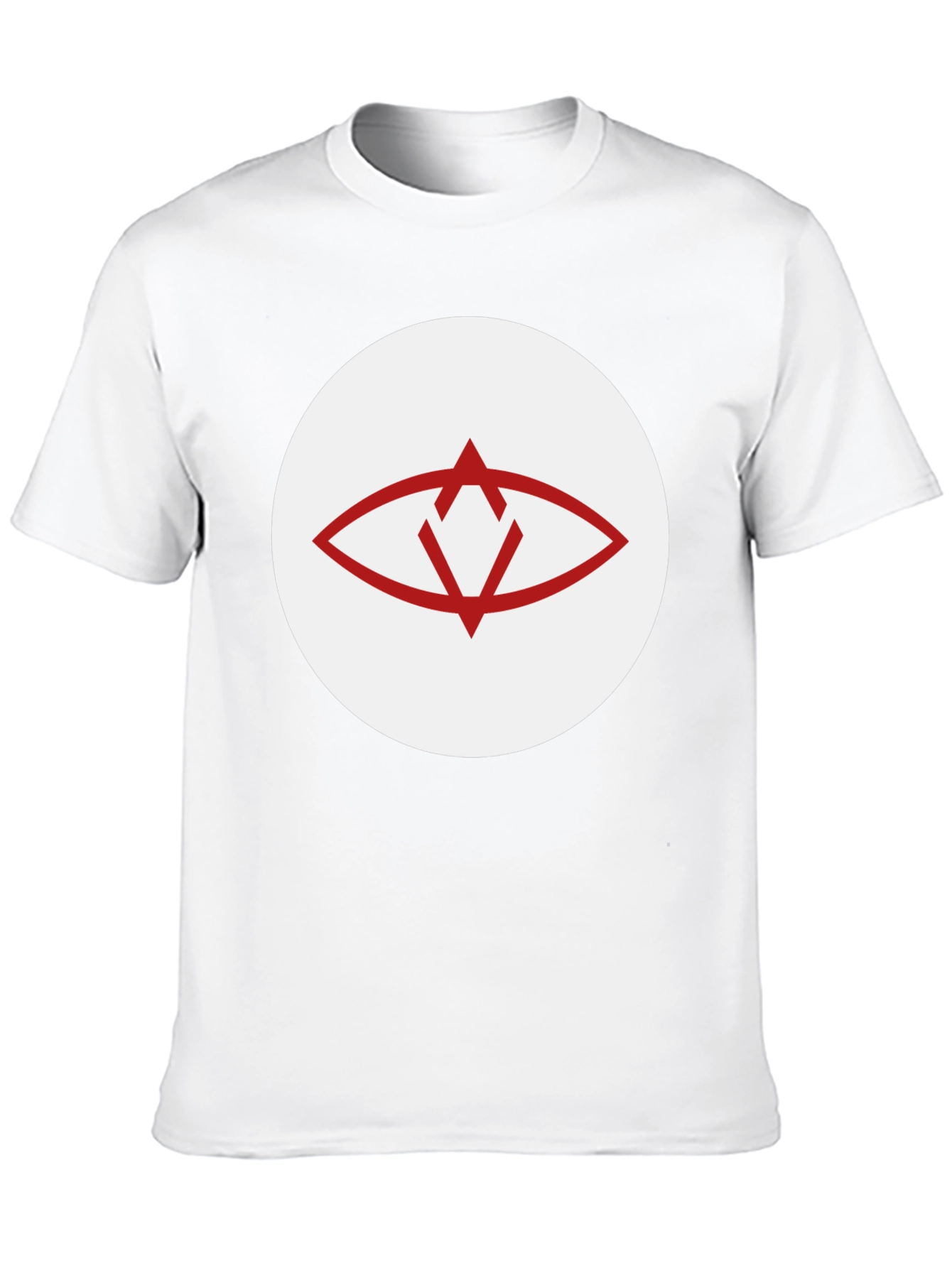 Eye Graphic Crew Neck T-Shirt - Black