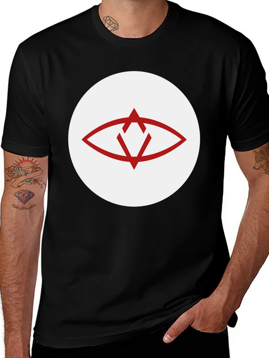 Eye Graphic Crew Neck T-Shirt - Black